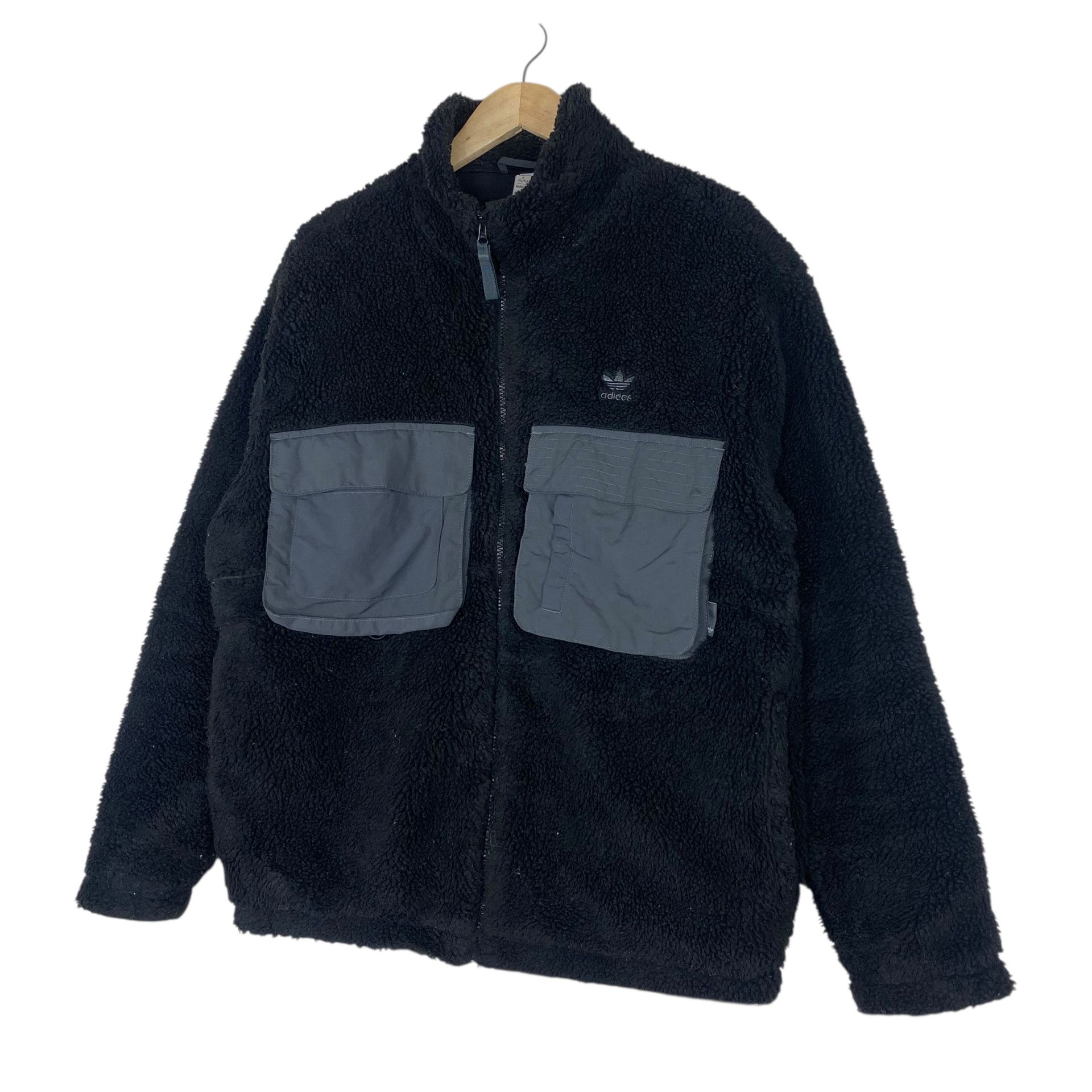 Adidas 💥BOA FLEECE ADIDAS DEEPILE ZIPPER JACKET Size US L / EU 52-54 / 3 - 2 Thumbnail