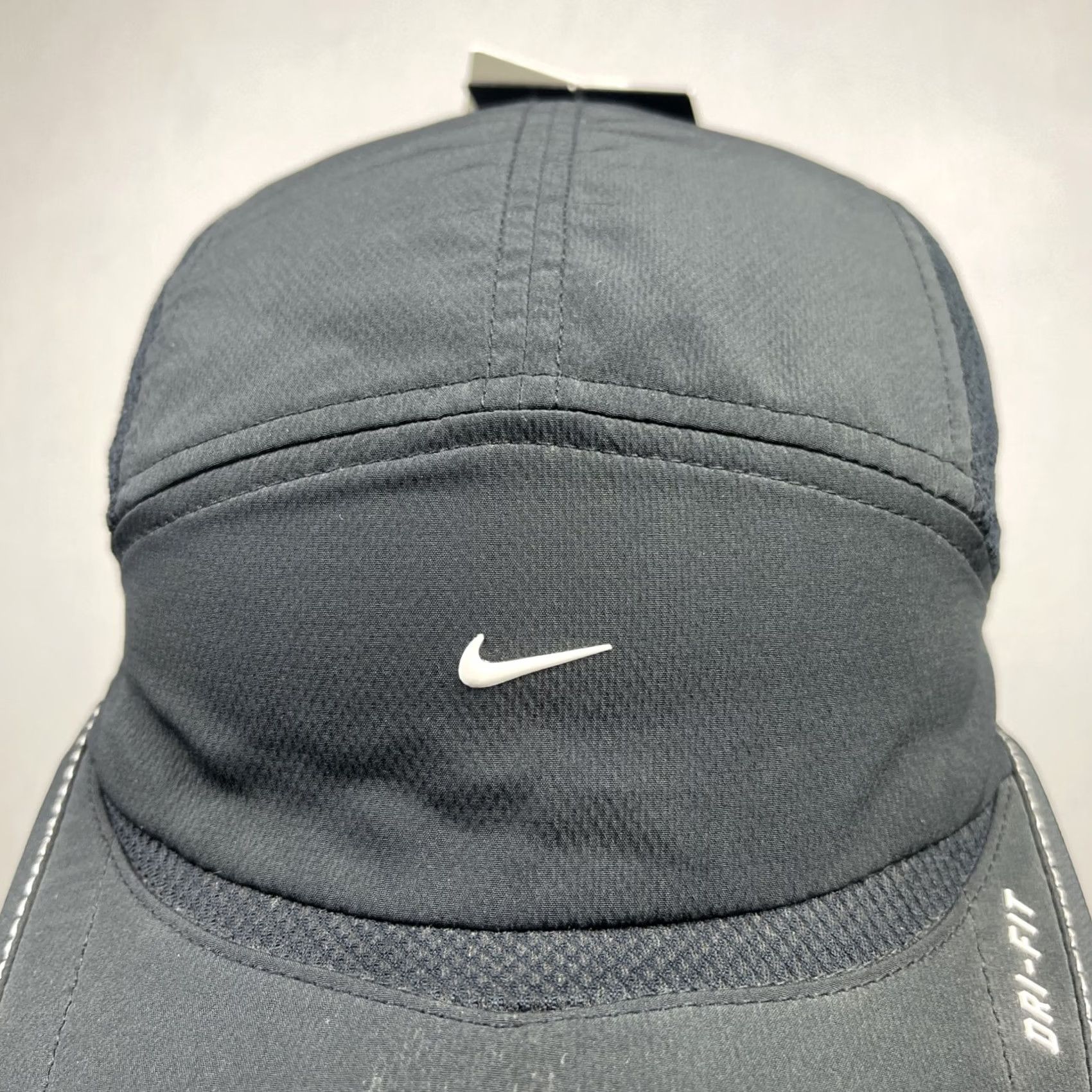 Nike Nike Daybreak Hat Cap Mens Adjustable Black 5 Panel Dri Fit Running Jogging Cap Size ONE SIZE - 4 Thumbnail