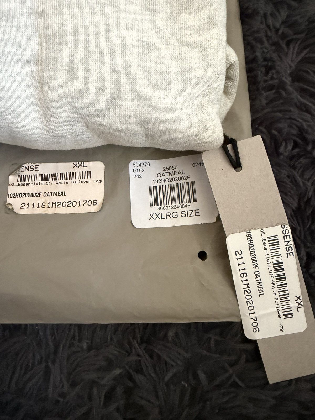 Essentials FEAR OF GOD ESSENTIALS OATMEAL HOODIE Size US XXL / EU 58 / 5 - 7 Thumbnail