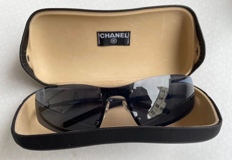 Chanel ⚡️Chanel Sunglasses 4066 B Rhinestone CC Logo Rimless 4017-D Size ONE SIZE - 11 Thumbnail