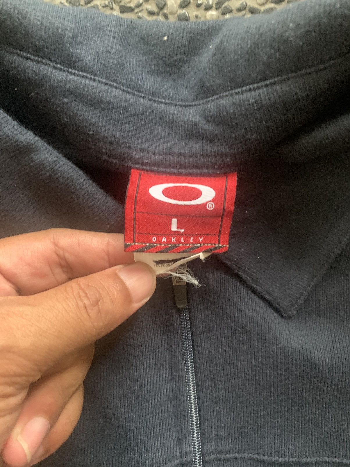 Oakley × Vintage Vintage Oakley Half Zipper Long Sleeve Polo Shirt Size US L / EU 52-54 / 3 - 9 Thumbnail