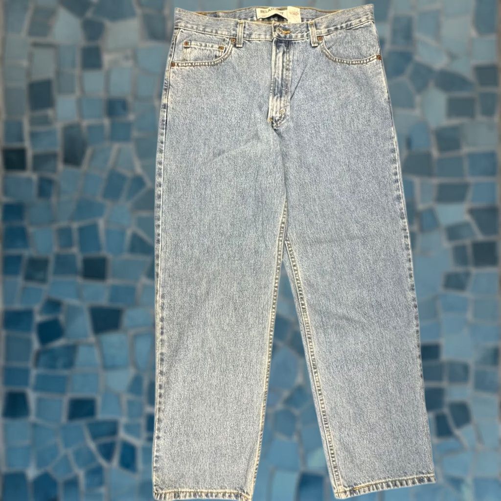 Levi's VINTAGE Levi's 550 Jeans Men 36x30 Lightwash Relaxed Fit Denim Cotton Baggy Western Cowboys 90s Mens Size US 36 / EU 52 - 1 Thumbnail