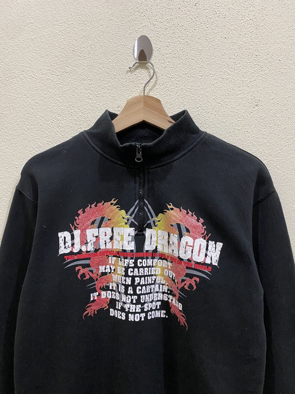 Japanese Brand Dj Free Dragon Big Logo Sweatshirt Size US S / EU 44-46 / 1 - 3 Thumbnail
