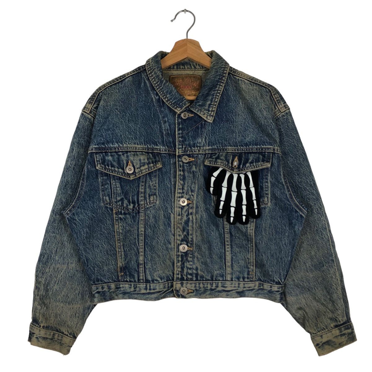 Japanese Brand 🔥90s Vintage Distressed Denim Trucker Jacket Big John Japan Size US S / EU 44-46 / 1 - 2 Thumbnail