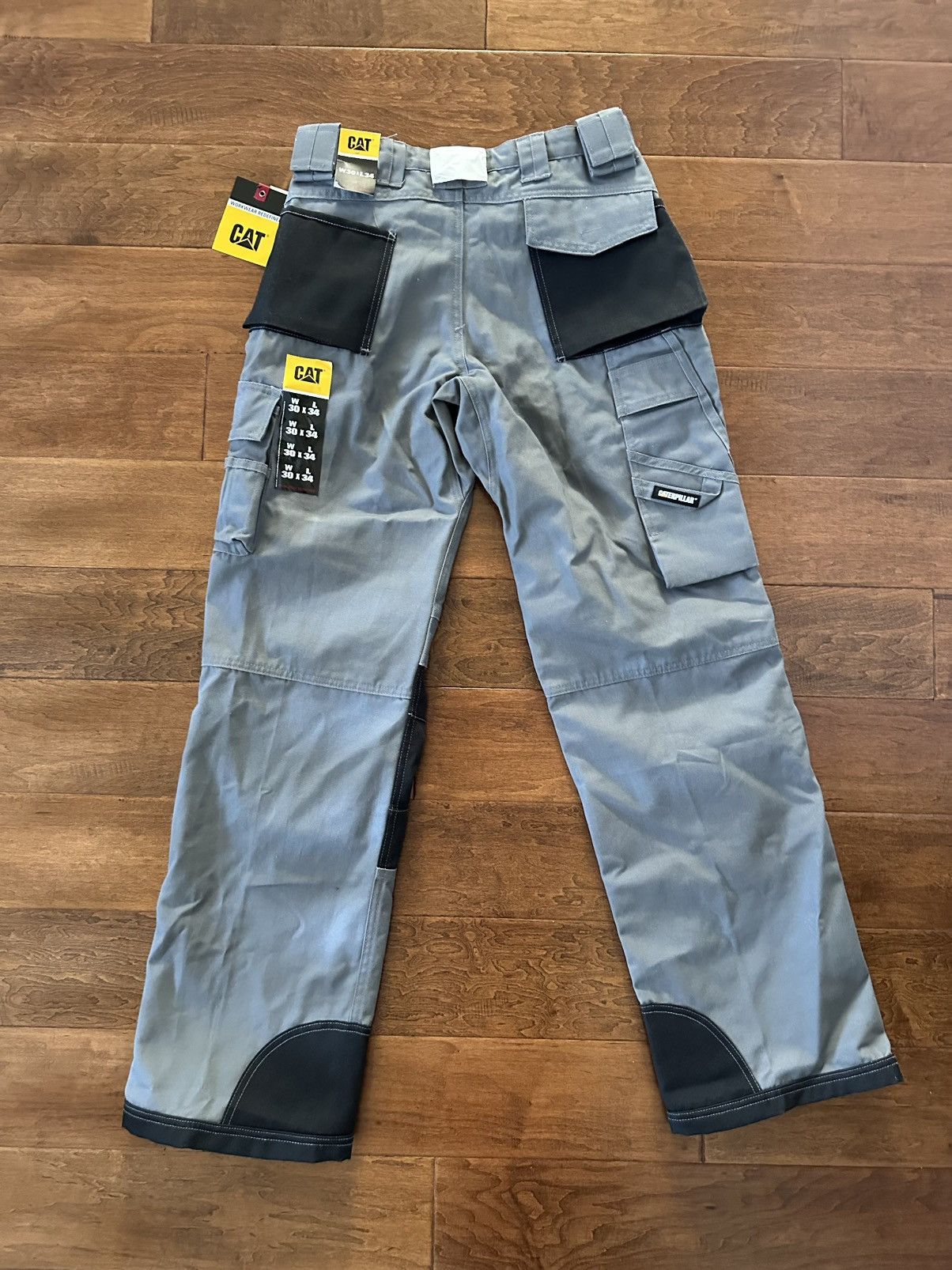Caterpillar Caterpillar Trademark Work Pants Grey Size US 30 / EU 46 - 2 Thumbnail
