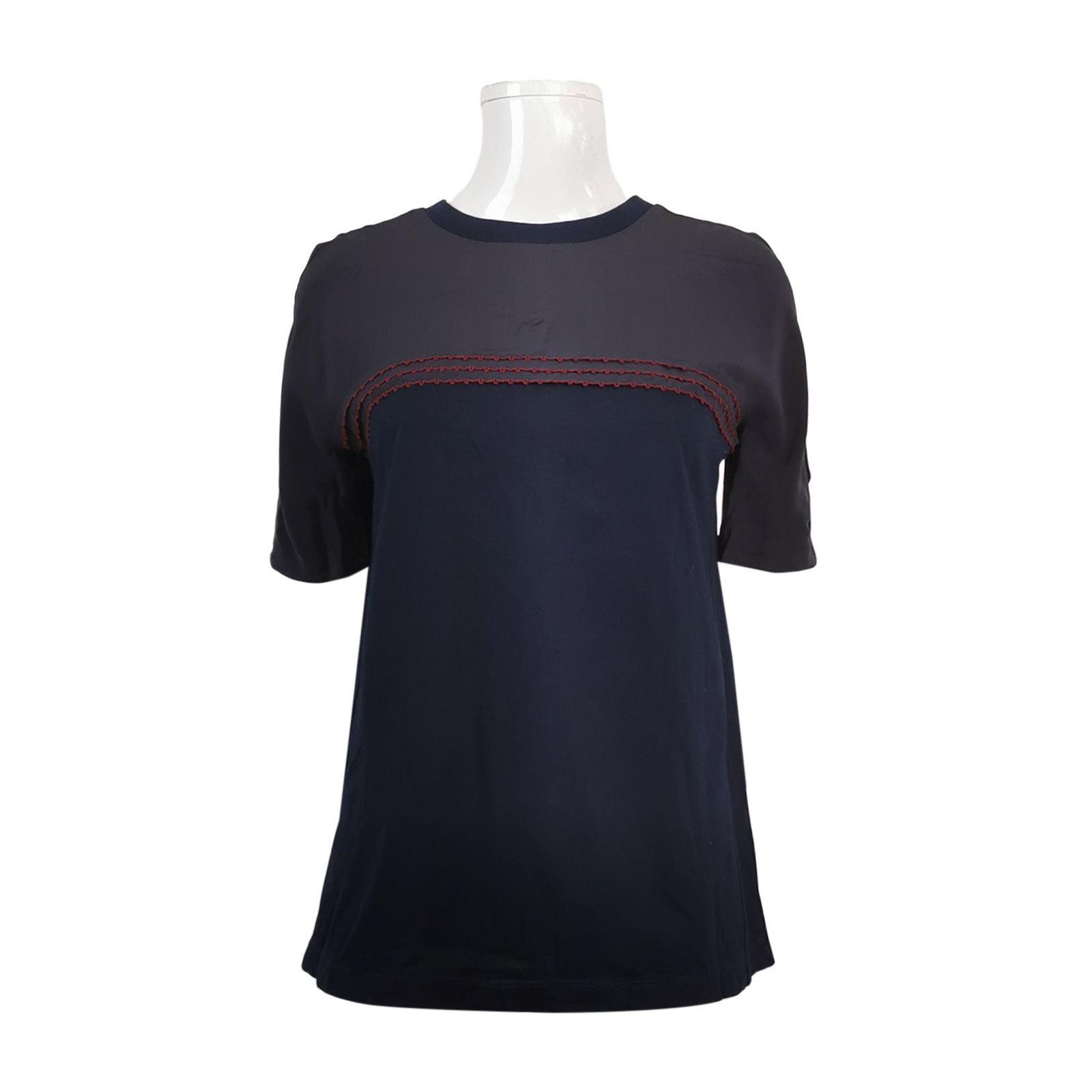 Prada Prada Tie-Back Jersey Top Size S Size S / US 4 / IT 40 - 1 Thumbnail
