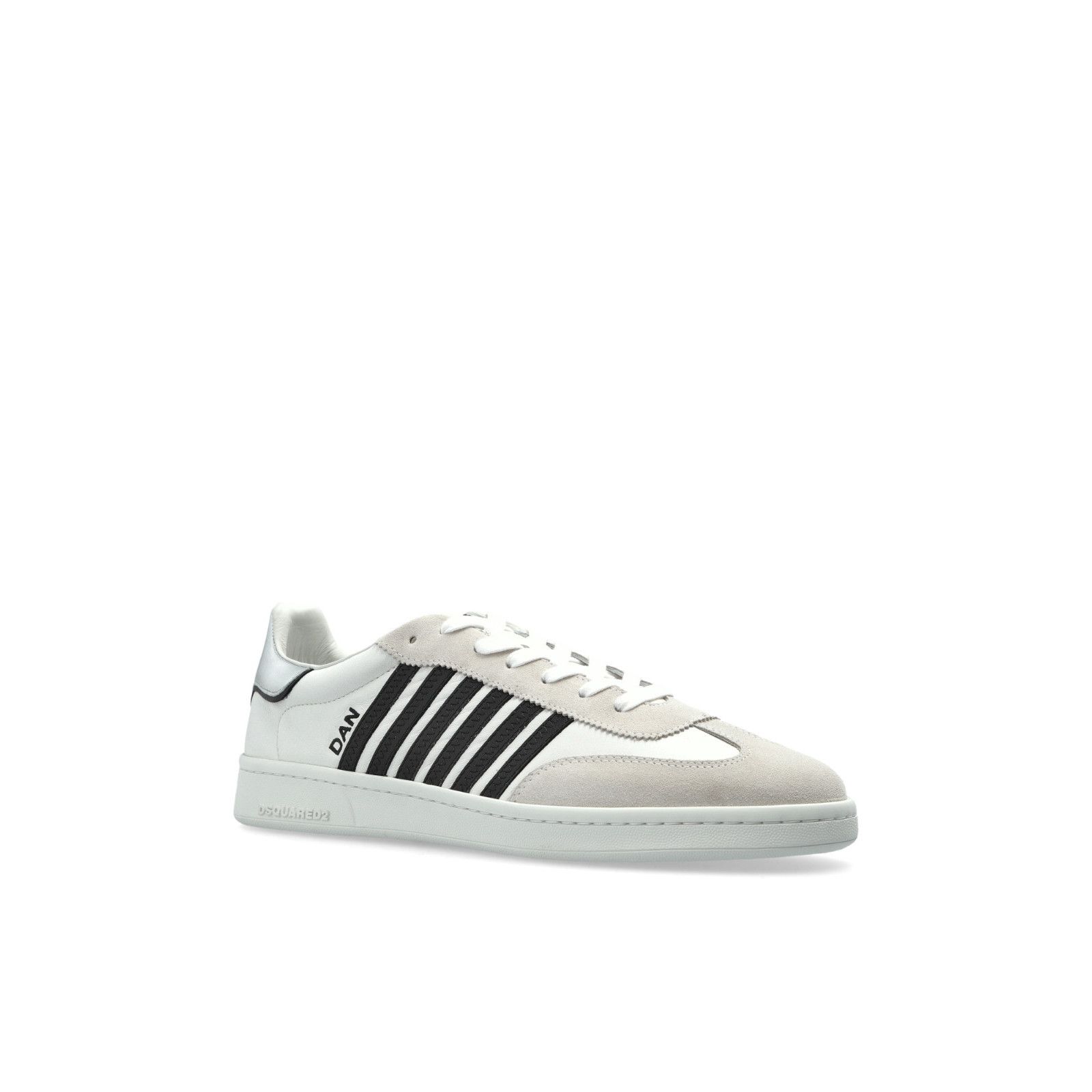 Dsquared2 DSQUARED2 Boxer White Leather Sneakers New And Authentic (Me Size US 7 / EU 40 - 2 Thumbnail