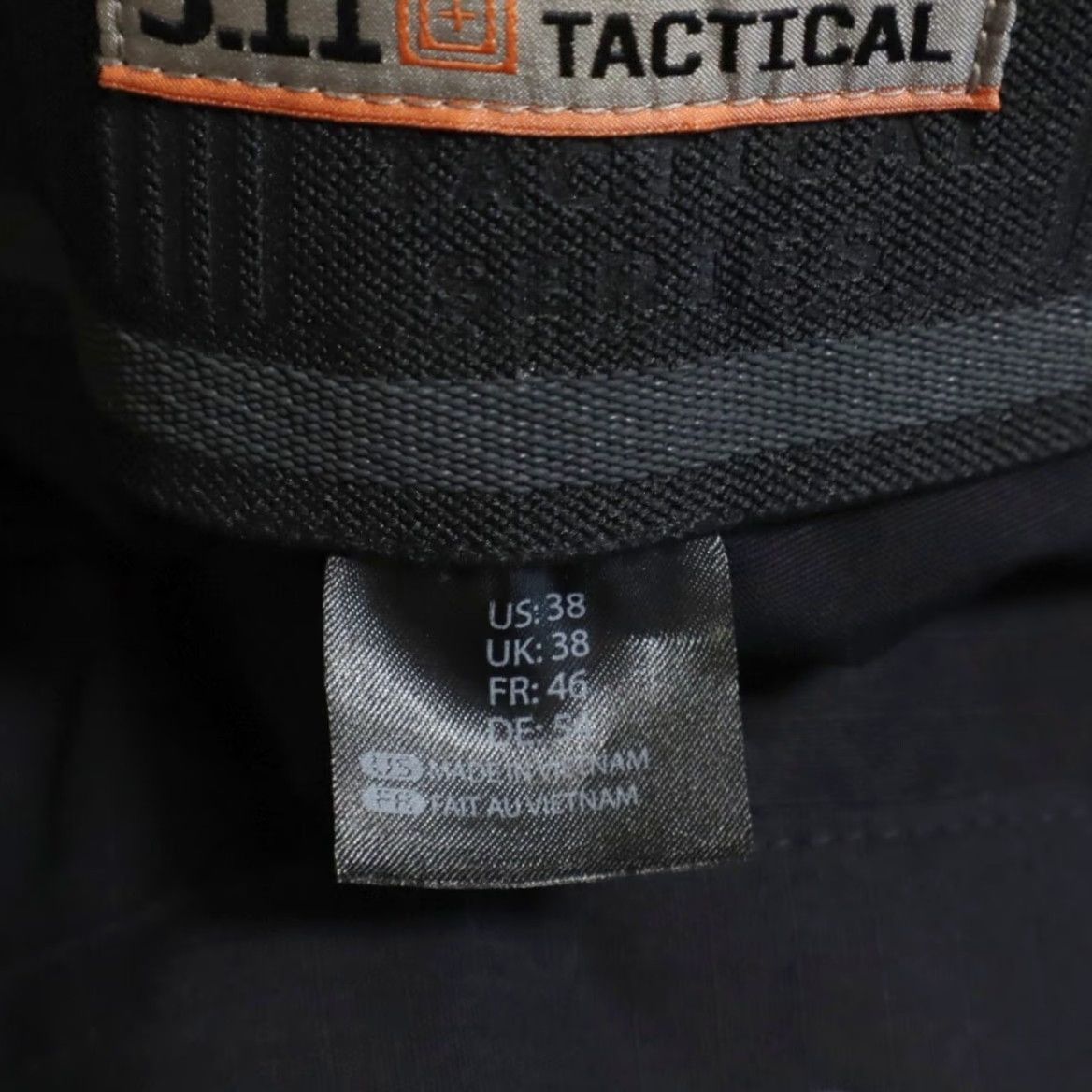 Vintage 5.11 Tactical Class B Unhemmed Cotton Blend Ripstop Cargo Pants Black Men's 38 Size US 38 / EU 54 - 5 Thumbnail
