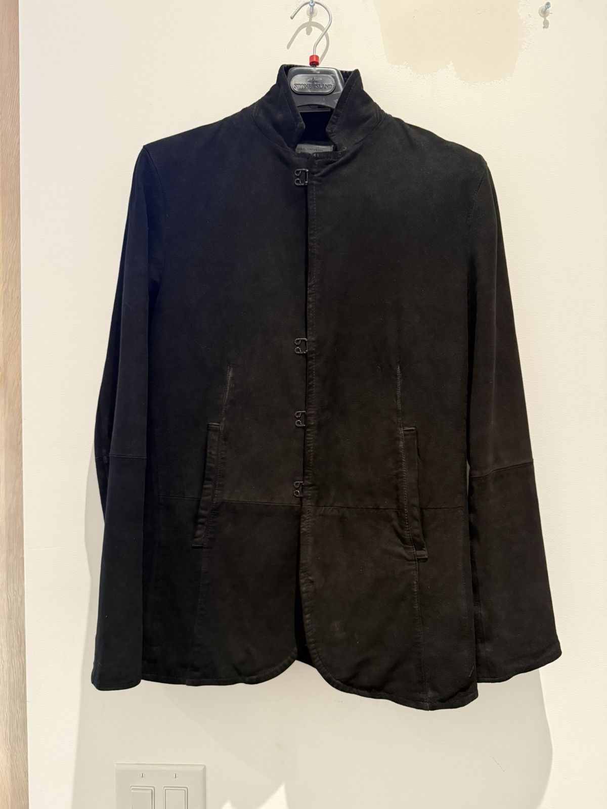 John Varvatos Goat suede hook and bar slim blazer Size US S / EU 44-46 / 1 - 4 Thumbnail