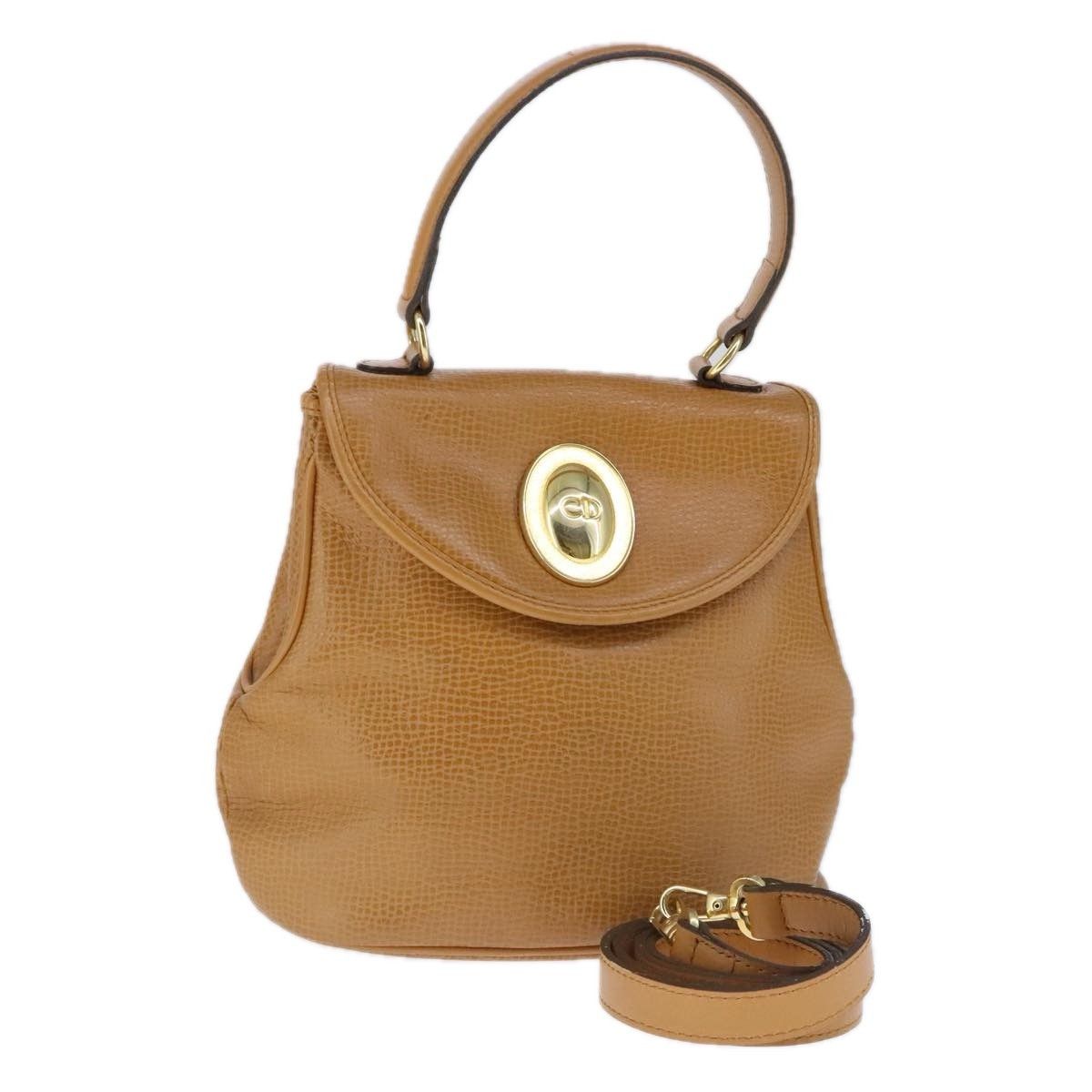 Dior Christian Dior Vintage CD Handbag Leather Size ONE SIZE - 1 Thumbnail