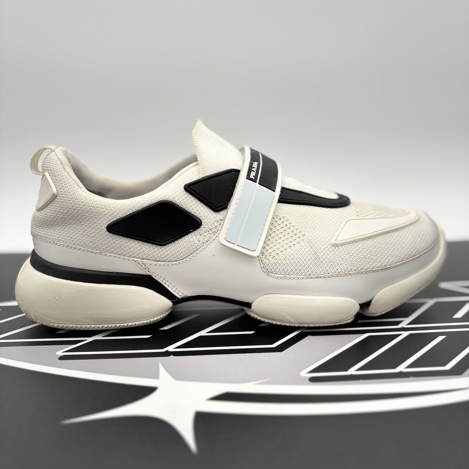 Prada Prada Cloudbust Sneaker ' White Black ' | GOOD CONDITION! Size US 7.5 / EU 40-41 - 2 Thumbnail