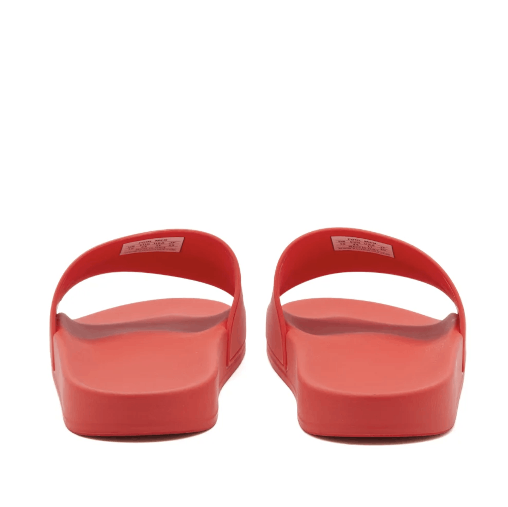 Balenciaga Balenciaga Men's Logo Pool Slide in Red/White Size US 9 / EU 42 - 3 Thumbnail