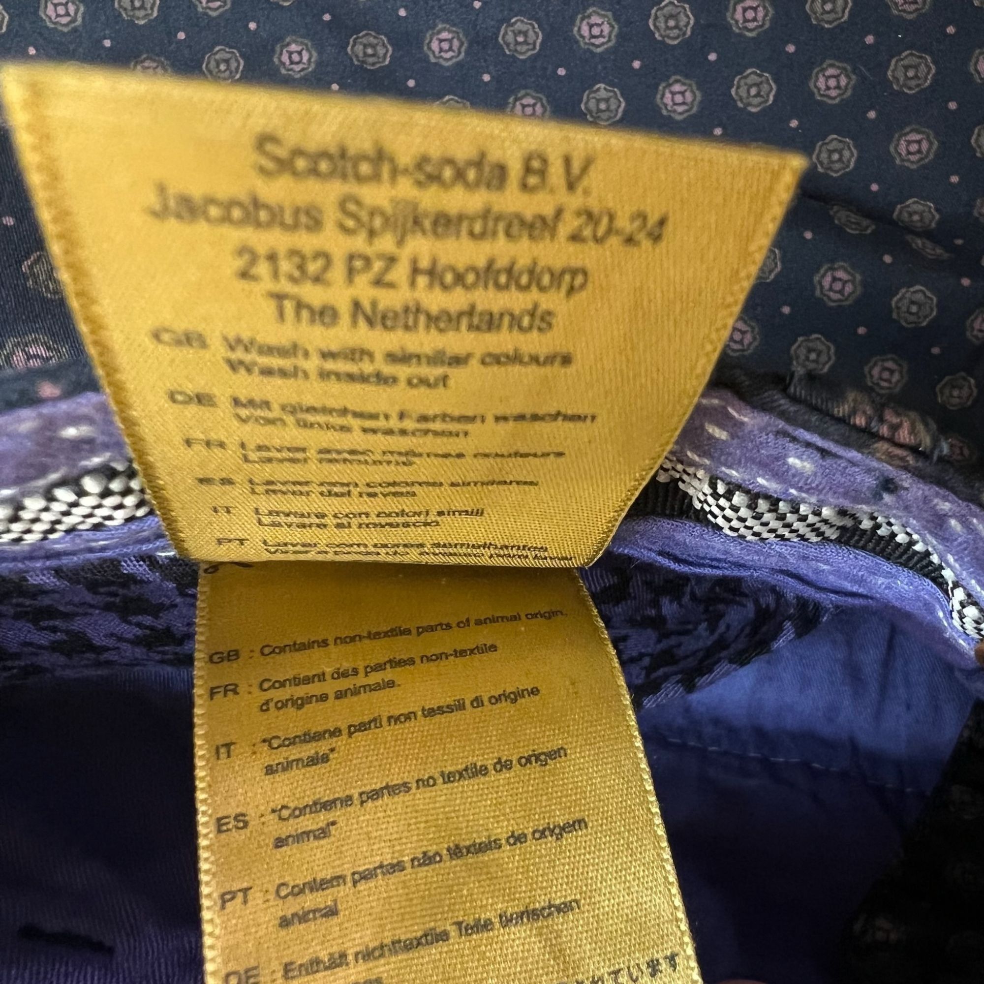 Scotch & Soda Scotch & Soda Navy Blue Patterned Skinny Pants Size 30 Made Size US 30 / EU 46 - 11 Thumbnail