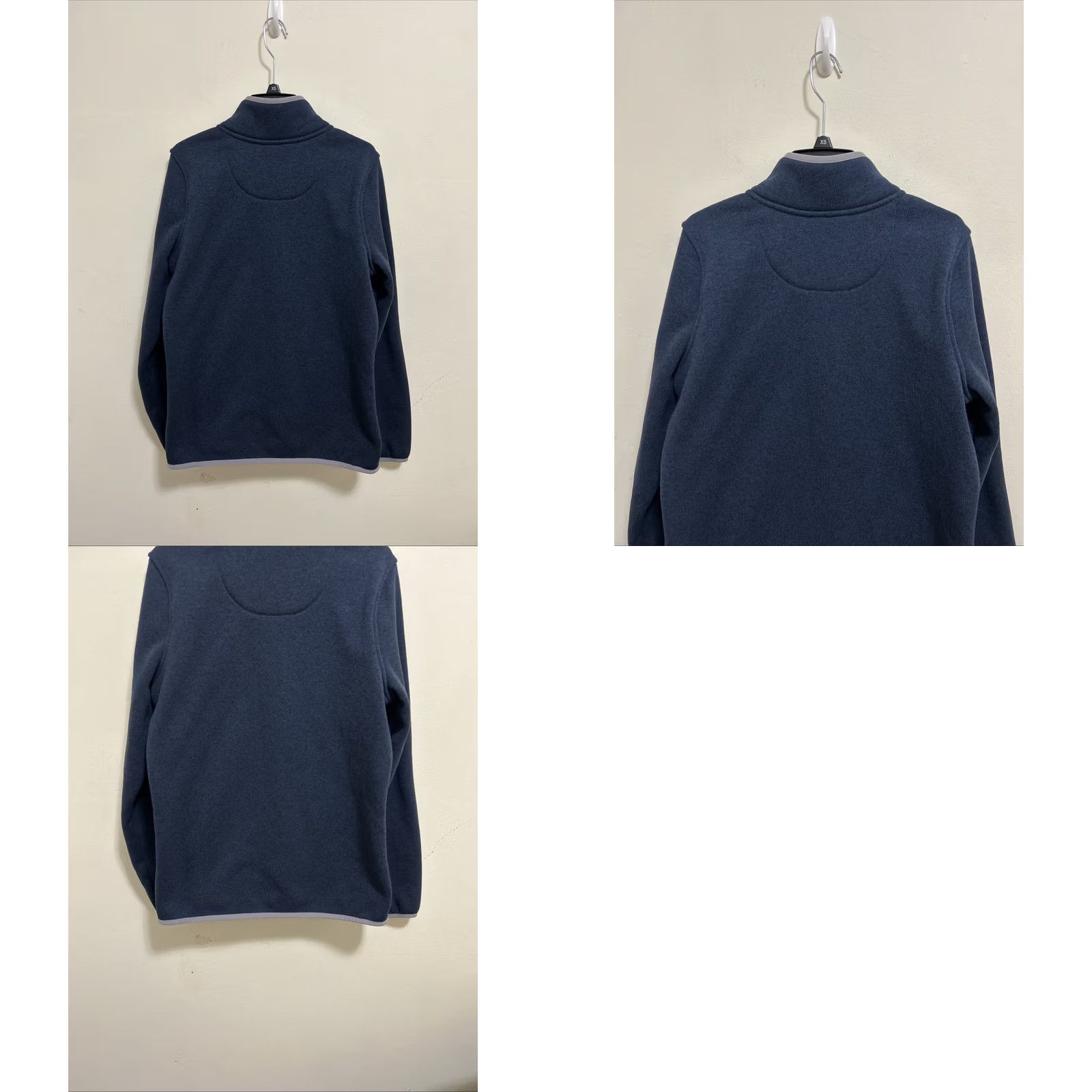 Vintage LL Bean Sweater Womens Medium Blue T-Snap Fleece Pullover Logo L/S 292726 Size M / US 6-8 / IT 42-44 - 8 Thumbnail