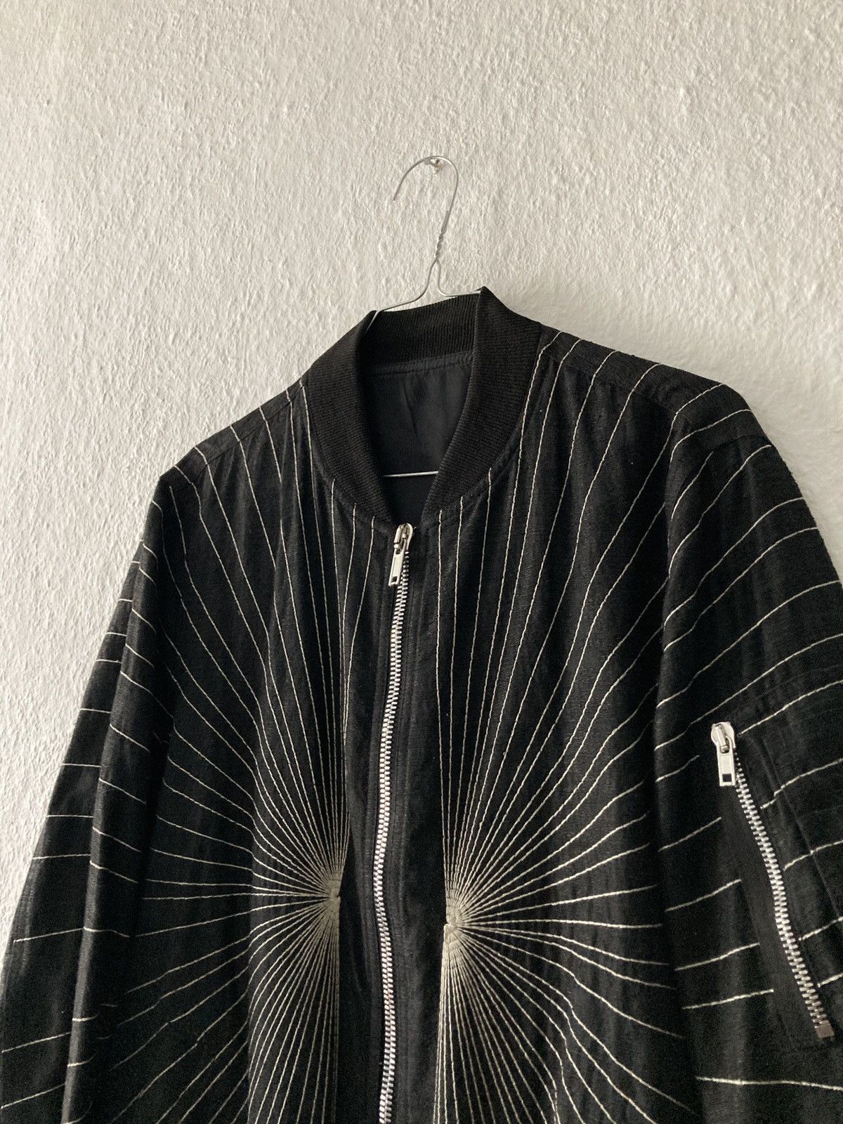 Rick Owens S/S 17 "WALRUS" Radiance Embroidered Bomber Jacket 48/M Size US M / EU 48-50 / 2 - 3 Thumbnail