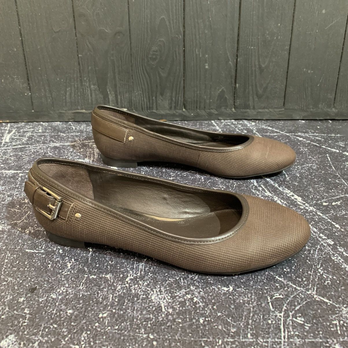 Ralph Lauren Ralph Lauren Leather Brown Flats Size 36.5 EU 6.5B Size US 6.5 / IT 36.5 - 2 Thumbnail