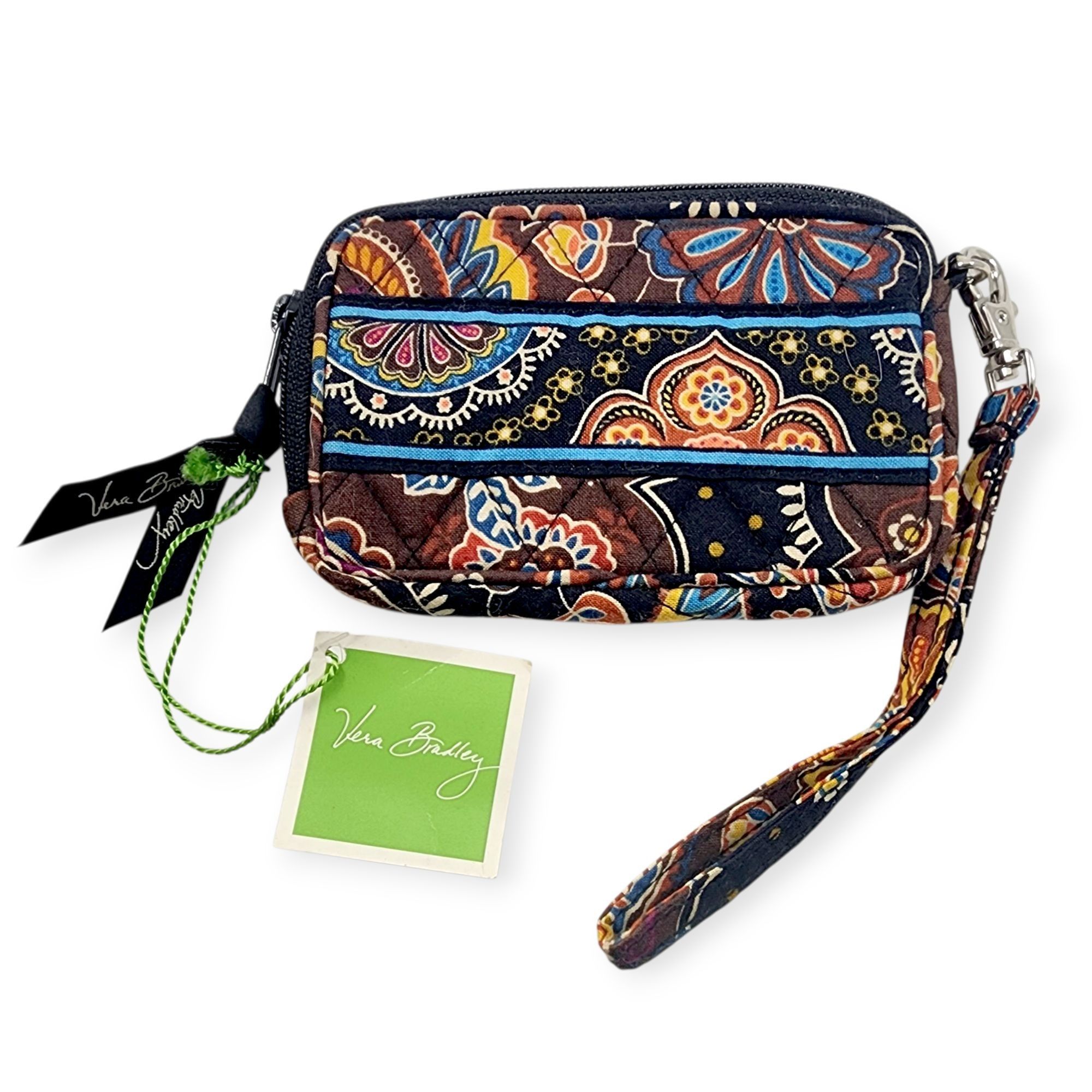 Vera Bradley Vera Bradley Wristlet Zip ID Case Wallet Paisley Print NWT R Size ONE SIZE - 1 Thumbnail