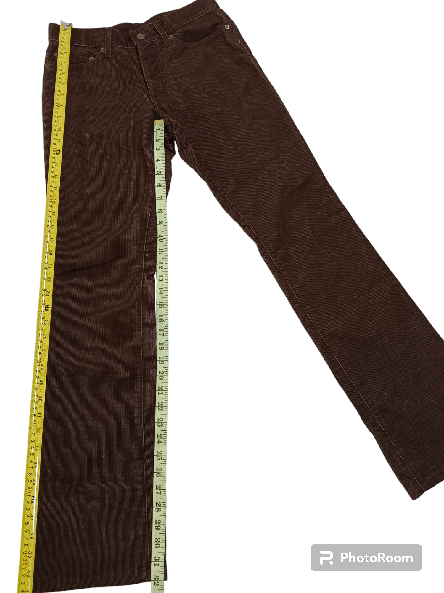 Tornado Mart Rare!!🇯🇵Tornado Mart Minimalist Flare Corduroy Jeans Size US 28 / EU 44 - 13 Thumbnail
