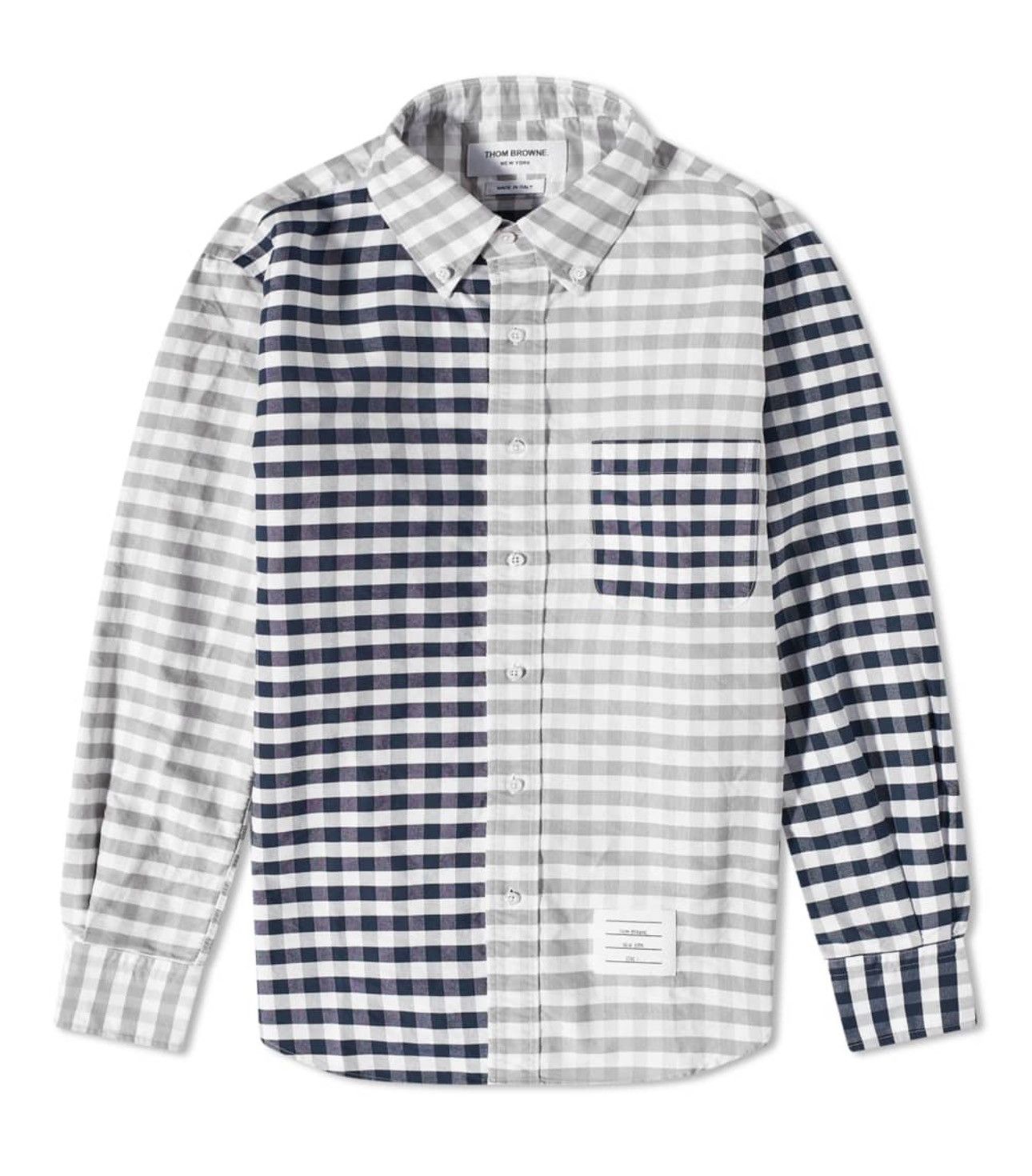Thom Browne Thom Browne Gingham Button Down Dress Shirt Size US M / EU 48-50 / 2 - 1 Thumbnail