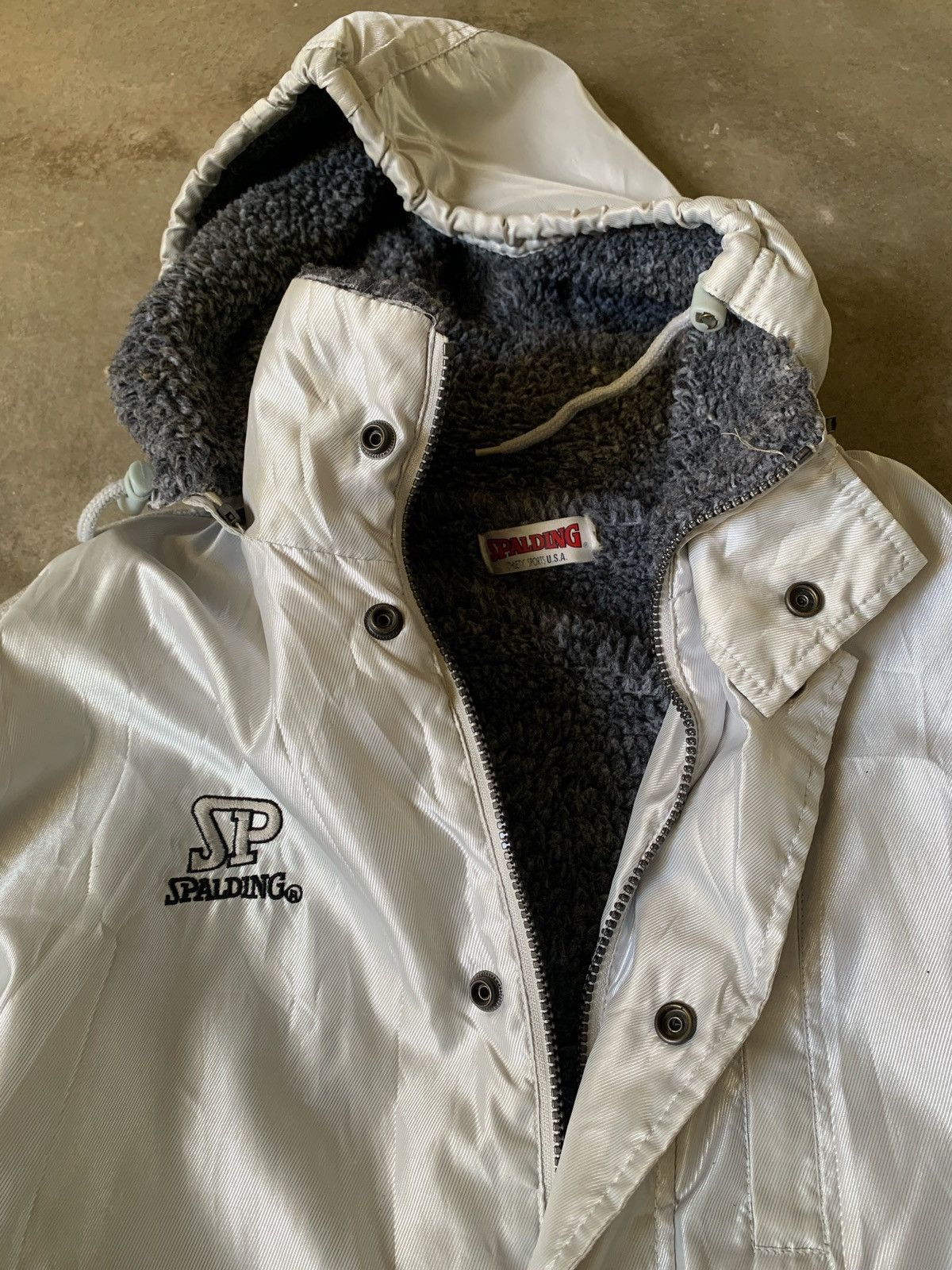 Spalding × Vintage Vintage Spalding Long Basketball Jacket Size US XL / EU 56 / 4 - 5 Thumbnail