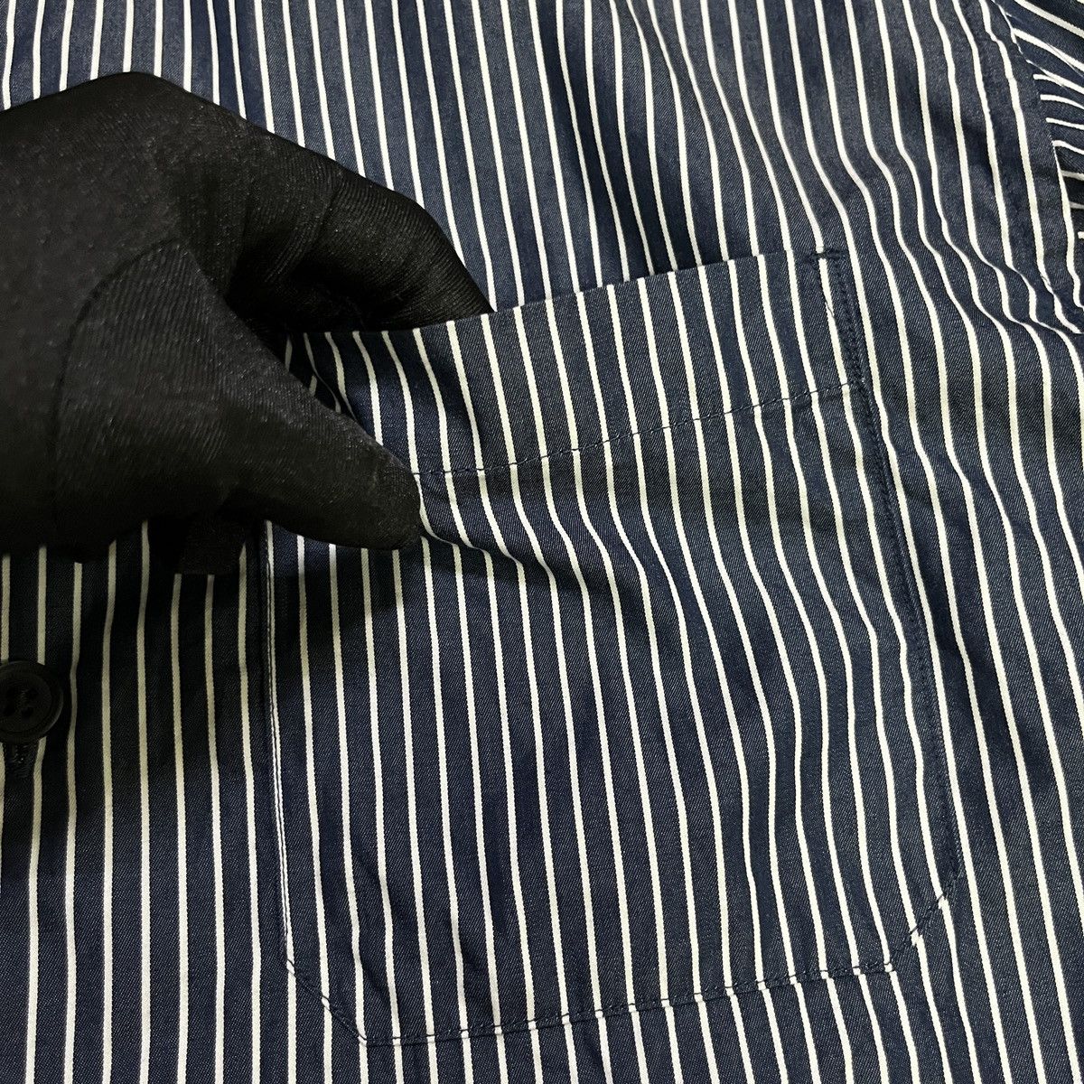 Japanese Brand × Uniqlo Uniqlo Stripes Longsleeve Button Up Shirt Size US M / EU 48-50 / 2 - 5 Thumbnail