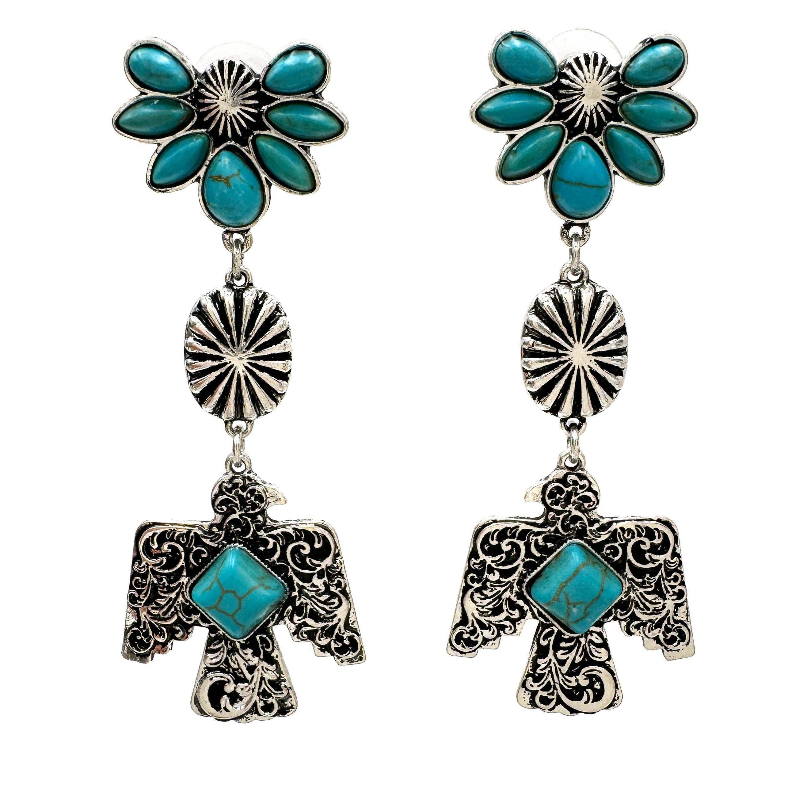 Other Navajo Thunderbirds & Turquoise: Enchanting Three Charm Dang Size ONE SIZE - 9 Thumbnail