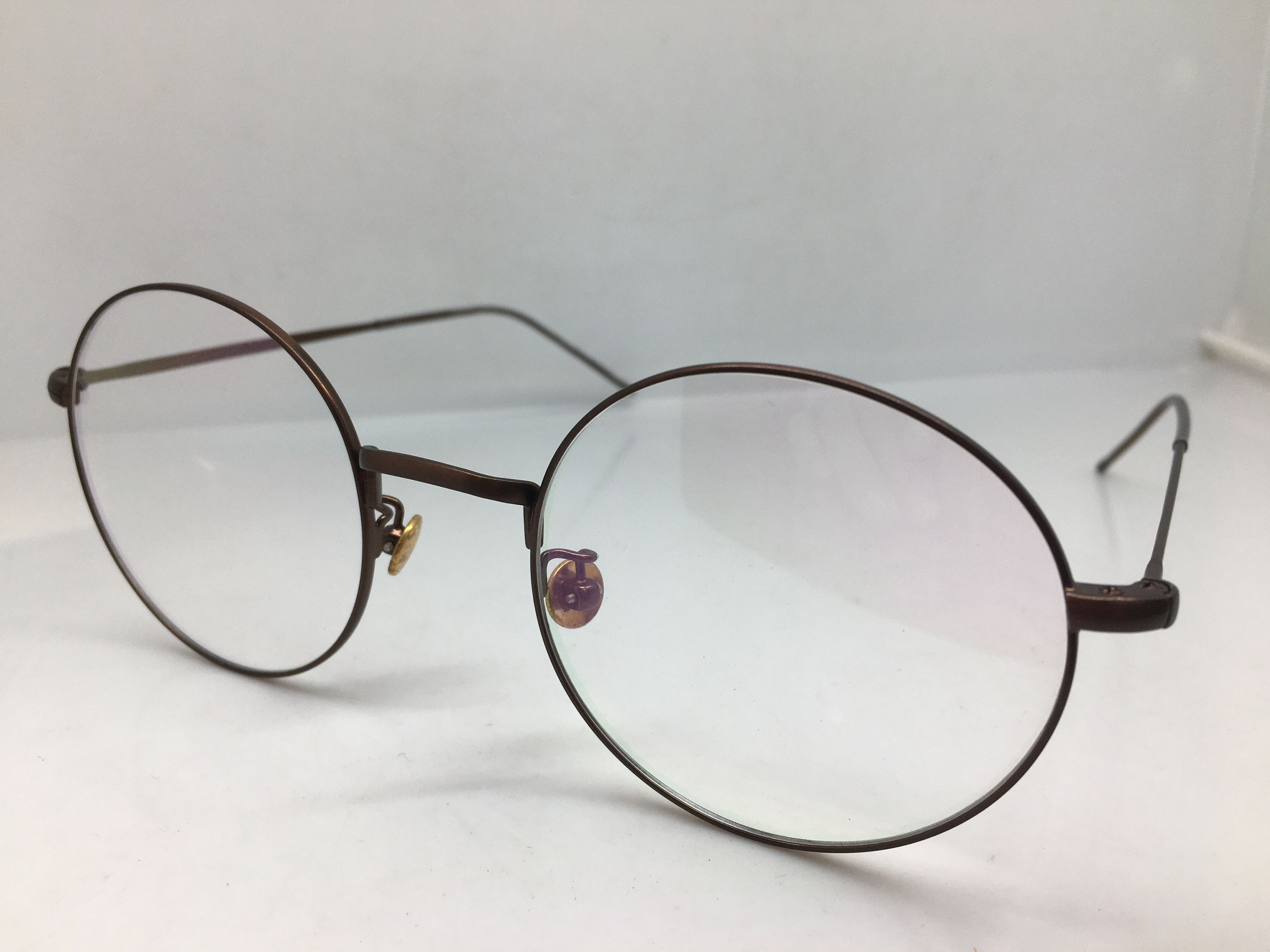 Other Brown Round Eyeglasses Frame GATSBY ARISTOCRAT Size ONE SIZE - 3 Thumbnail