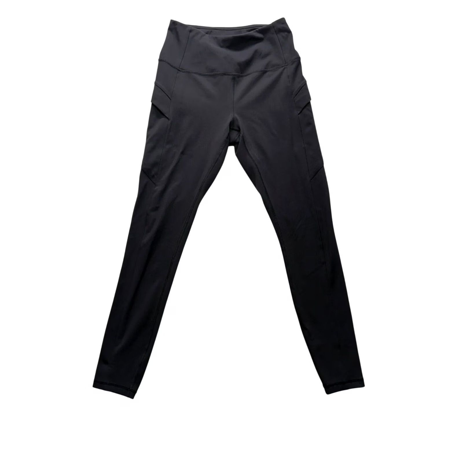 Avalanche Avalanche Womens Leggings Black High-Waisted With Side Pockets S Regular Activewear Pants Women’s Small Size 28" / US 6 / IT 42 - 2 Thumbnail