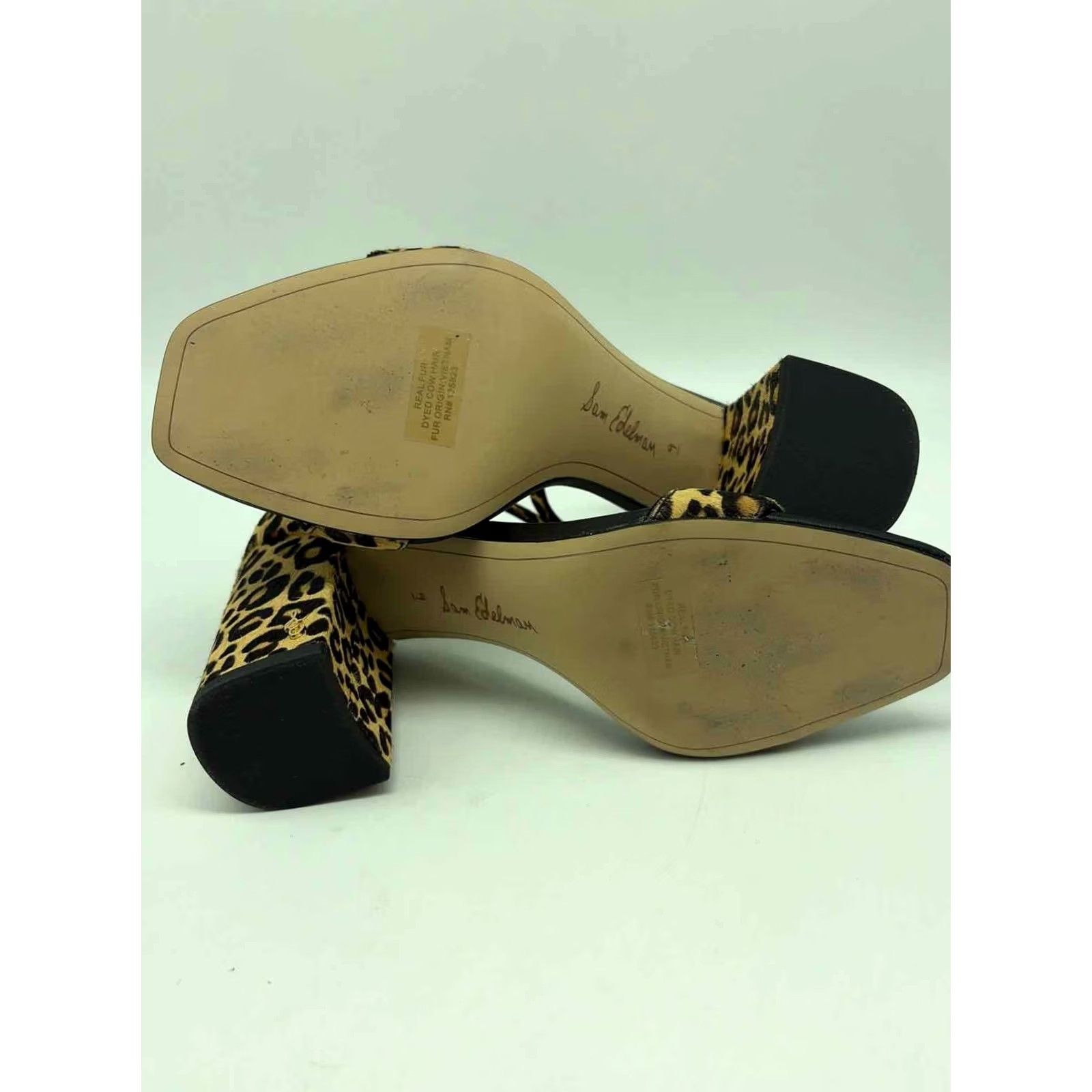 Sam Edelman Sam Edelman Heels Size 9 Tan Block Pre-Owned Size US 9 / IT 39 - 6 Thumbnail