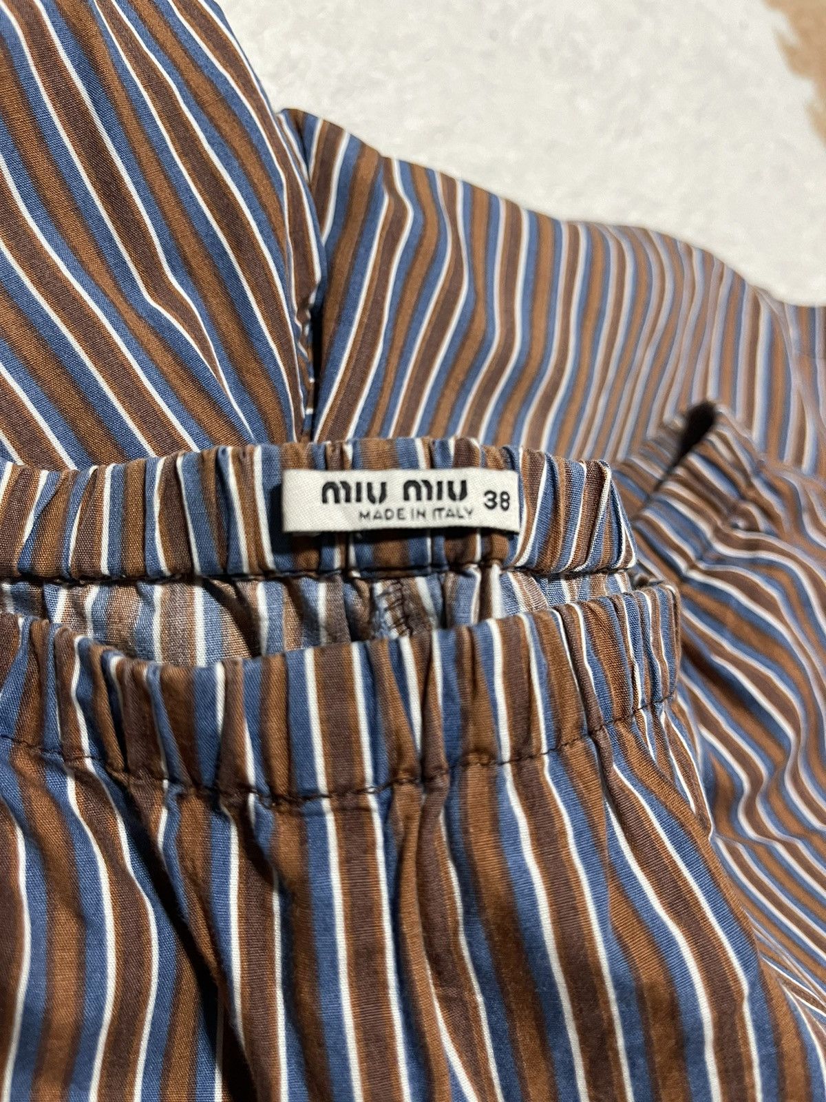 Miu Miu MIU MIU STRIPES SHORTS Size US 30 / EU 46 - 4 Thumbnail