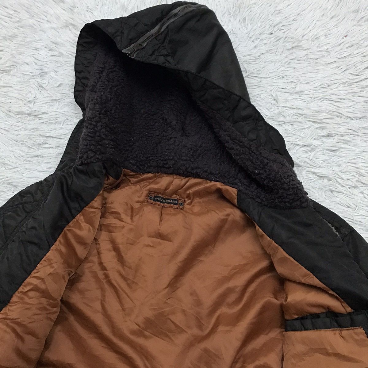 Japanese Brand × Vintage Vintage Pazzo Brand Cold Weather Bomber Flight Jacket Hoodie Size US M / EU 48-50 / 2 - 16 Thumbnail