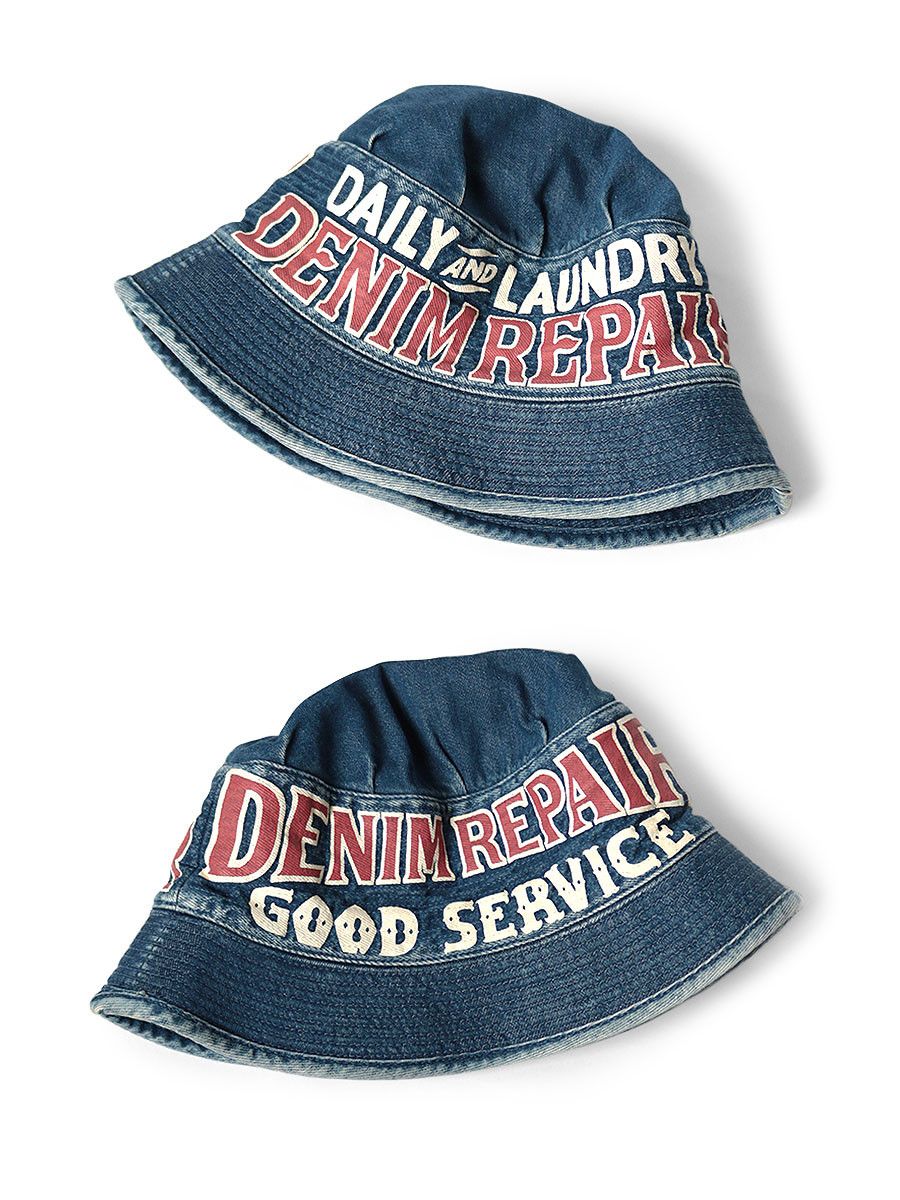 Kapital Kapital 11.5oz denim laundry HAT Size ONE SIZE - 2 Thumbnail