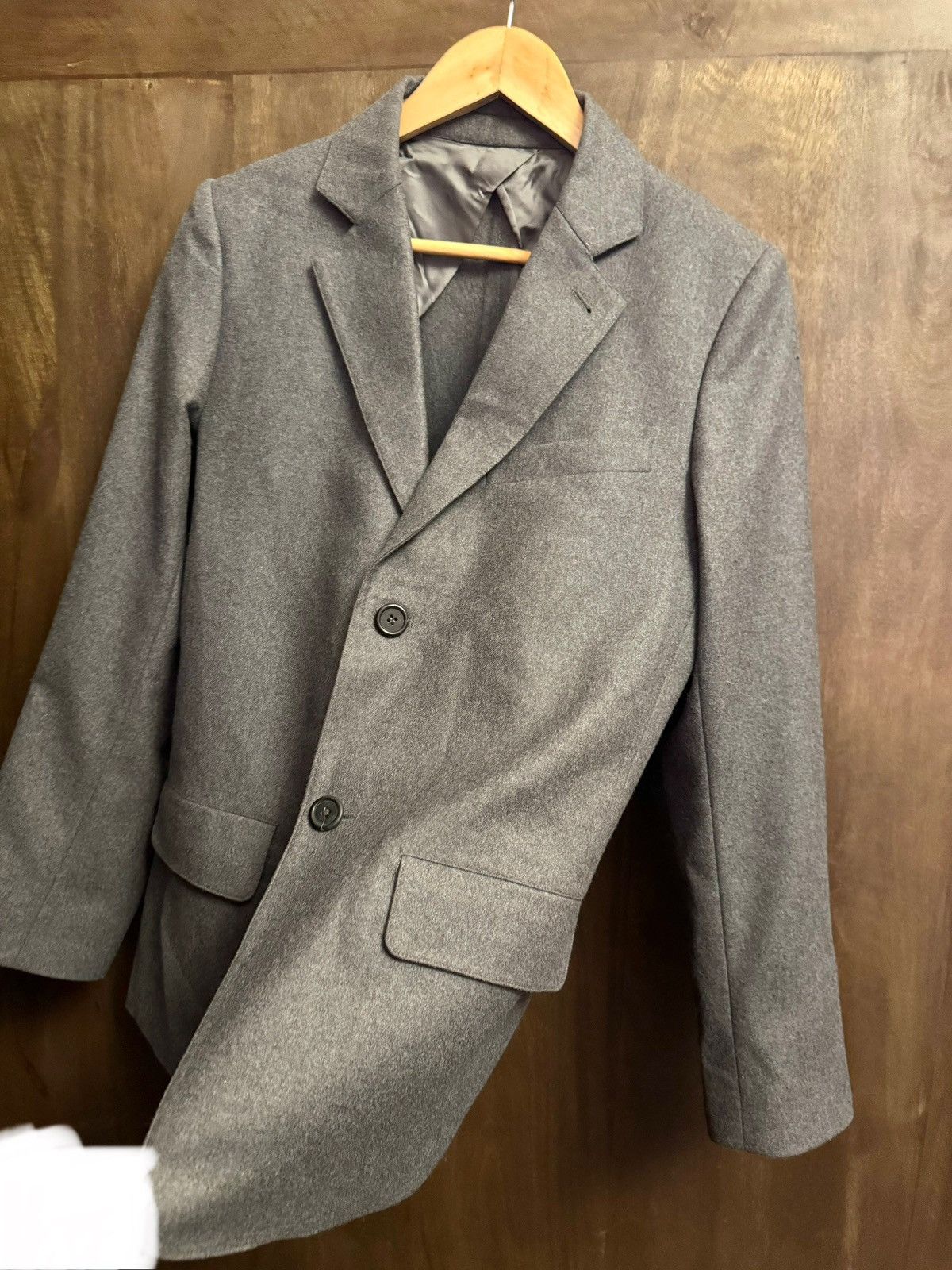 A.P.C. APC grey wool blazer jacket XS men Size 36R - 7 Thumbnail