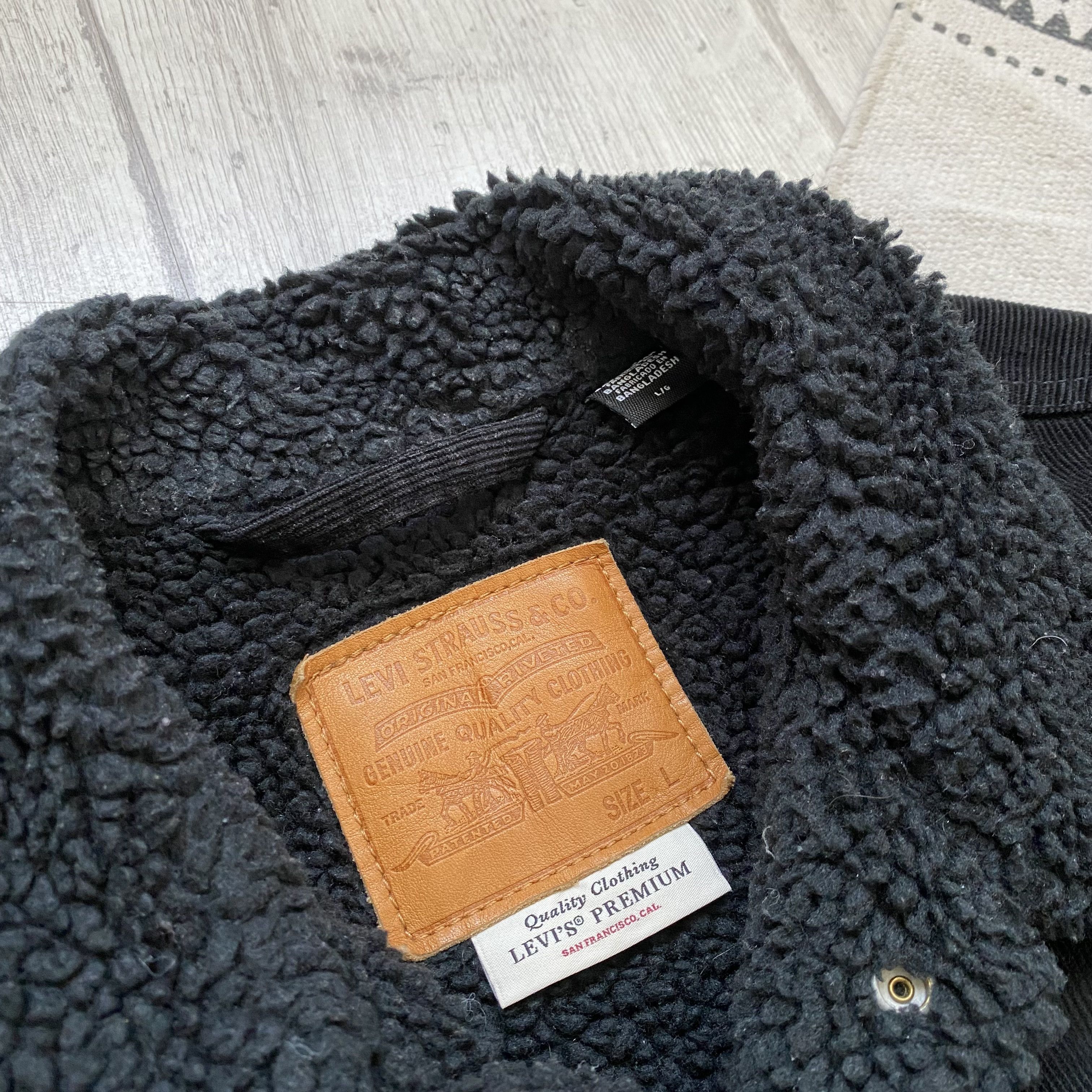 Levi's Corduroy Levis Trucker Denim Sherpa Jacket. Size US L / EU 52-54 / 3 - 4 Thumbnail