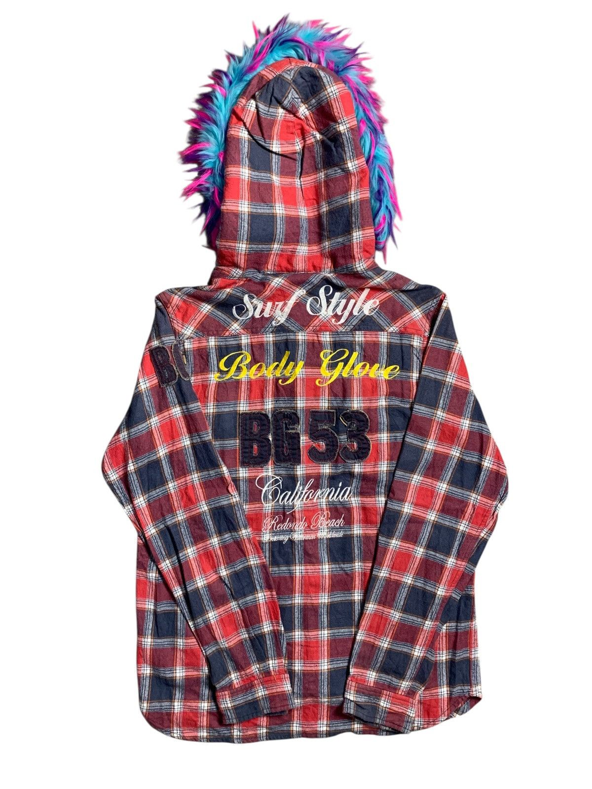 Japanese Brand SURF STYLE BG53 SHIRT FUR HOODIE POEM JUNYA IFSIX LGB STYLE Size US L / EU 52-54 / 3 - 2 Thumbnail