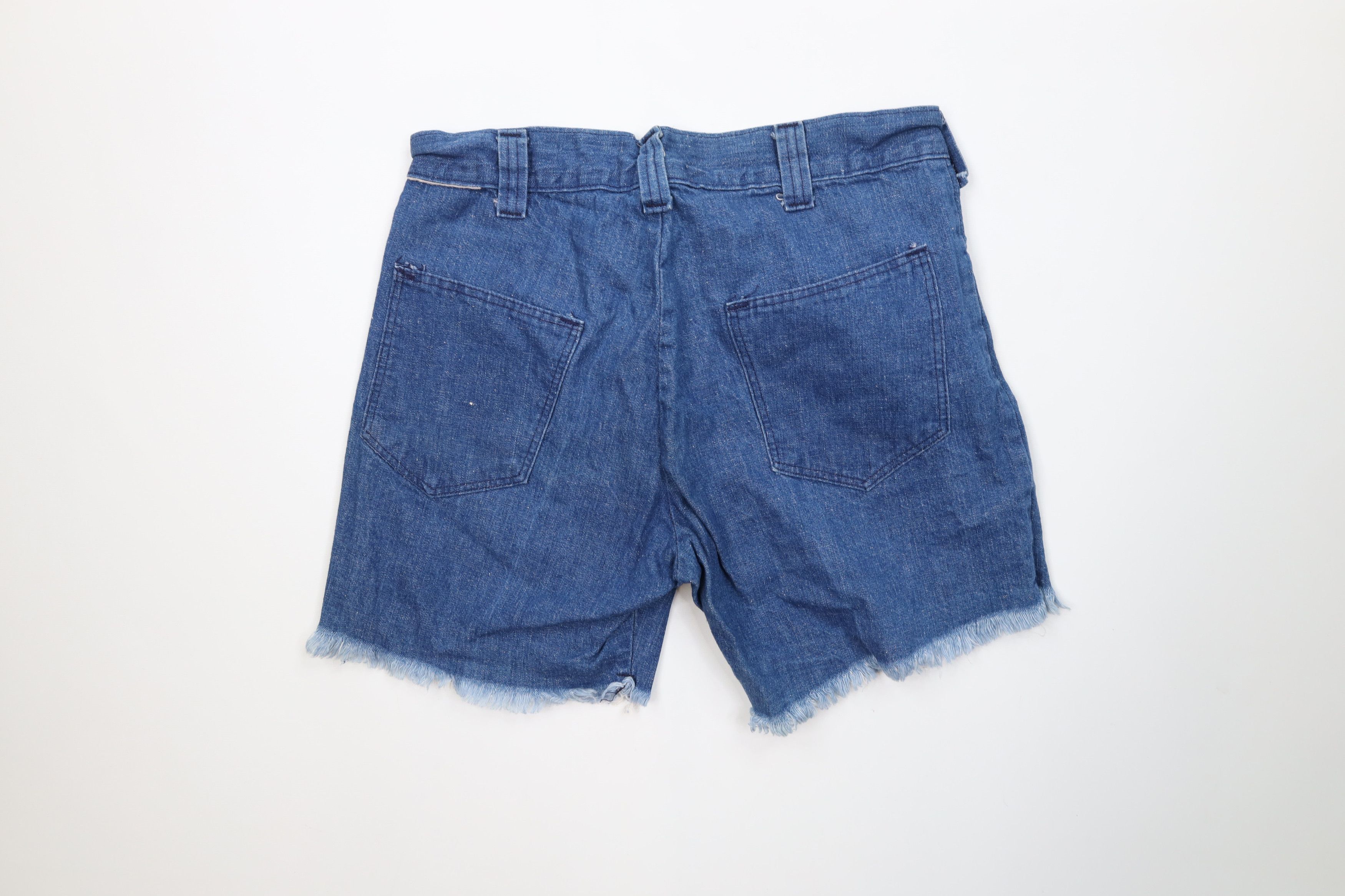 Vintage Vintage 60s 70s Streetwear Cut Off Denim Jean Shorts USA Size US 30 / EU 46 - 8 Thumbnail