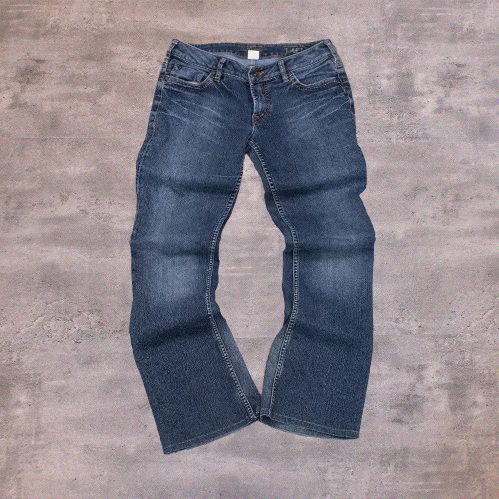 Silver Jeans Co. VTG Y2K Silver lael Bootcut Low Rise Denim Jeans Size US 30 / EU 46 - 2 Thumbnail