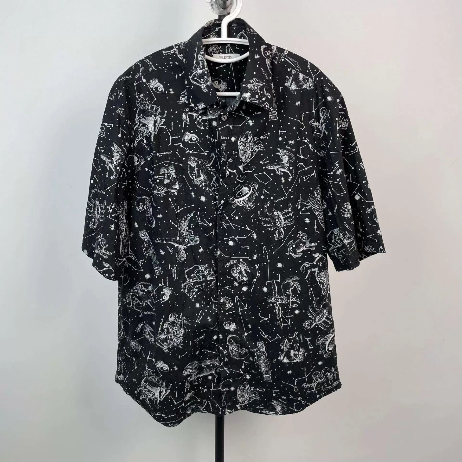 Valentino Valentino Printed Shirt 38 Black Size US XS / EU 42 / 0 - 1 Thumbnail