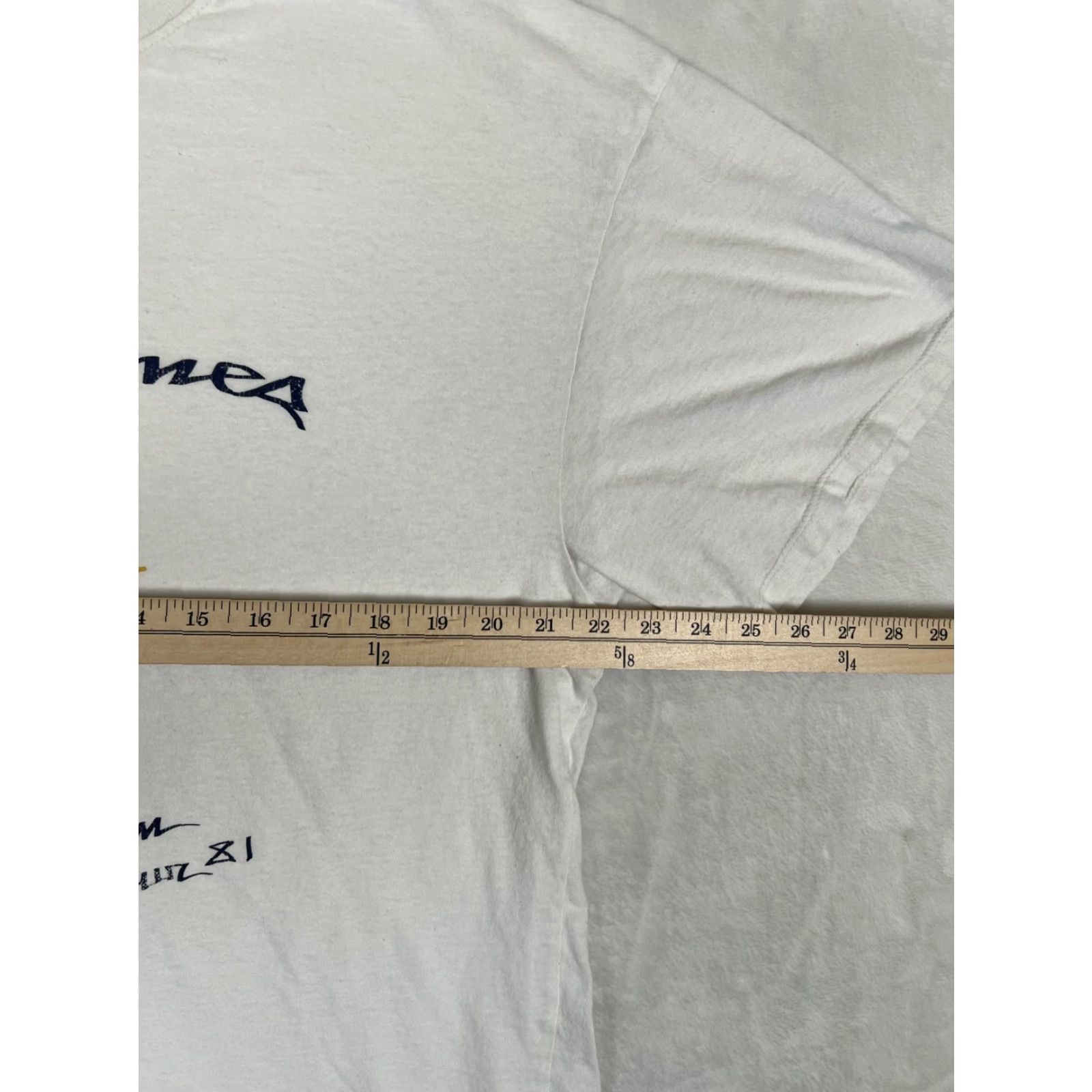 Etro VINTAGE The Rolling Stones Shirt Women’s L White American Tour 81 Graphic Print Crew Neck Short Sleeve Mens L White Rock Band Tour Shirt Size L / US 10 / IT 46 - 4 Thumbnail