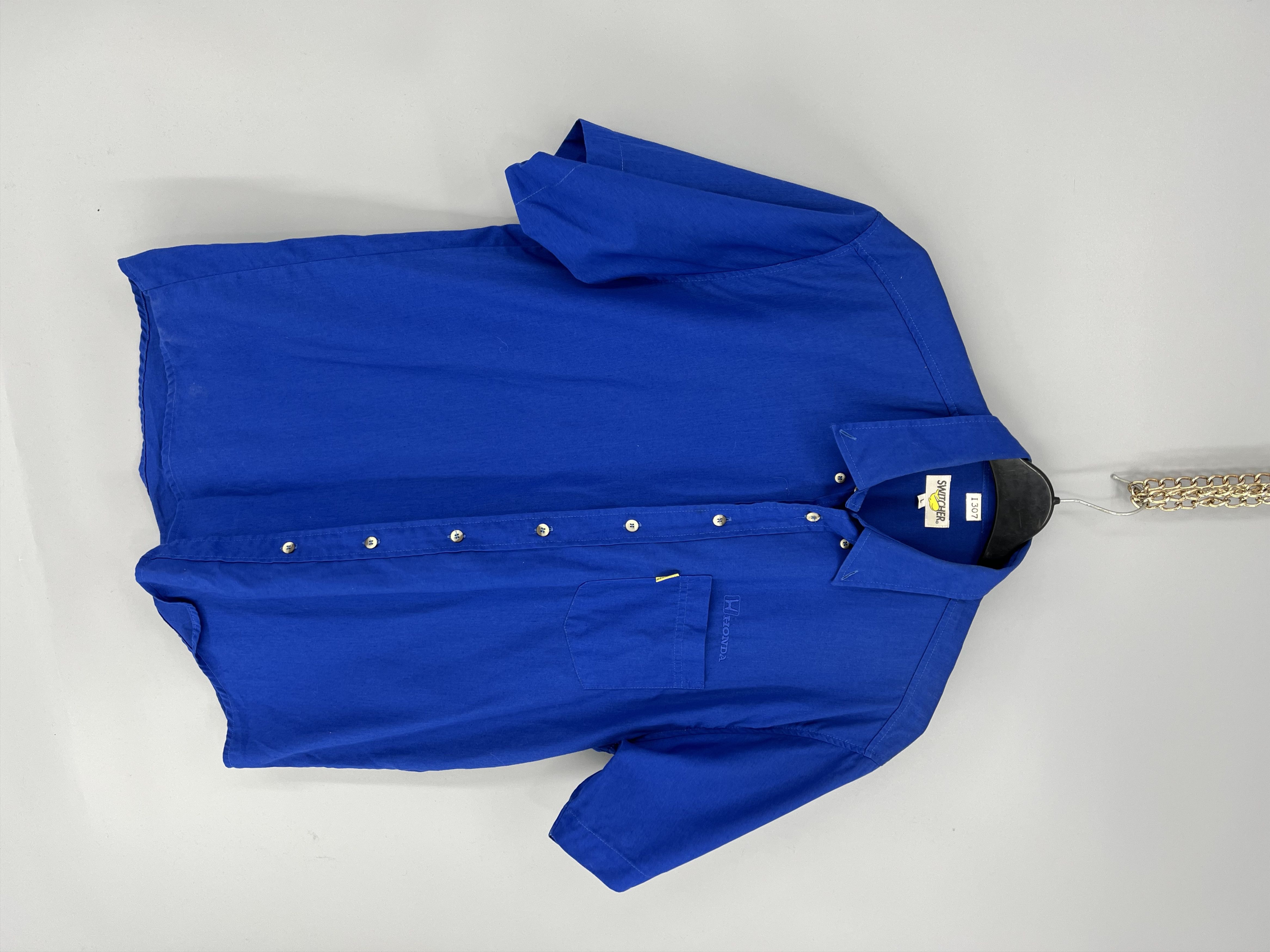 Honda Vintage Y2K Honda Button Up Shirt Big Logo Size US L / EU 52-54 / 3 - 4 Thumbnail