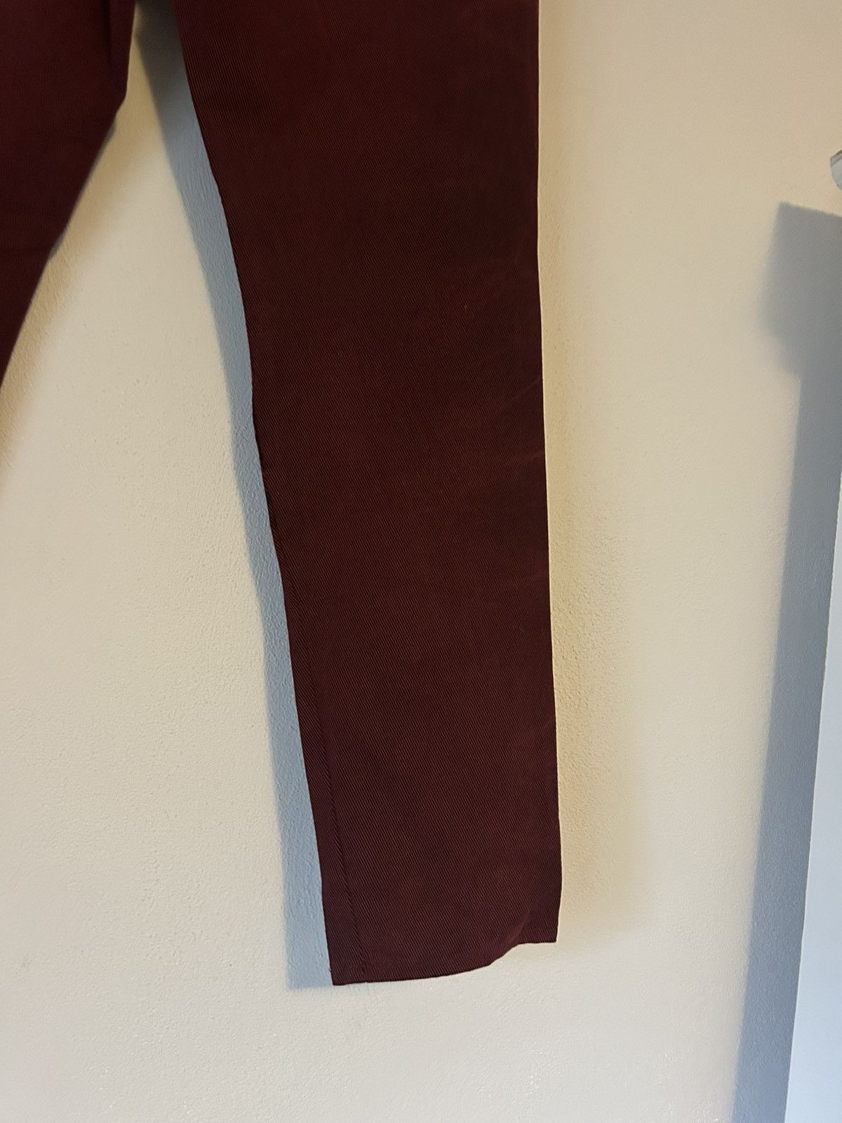 Just Cavalli Just Cavalli Distressed Burgundy Jeans Size US 32 / EU 48 - 10 Thumbnail