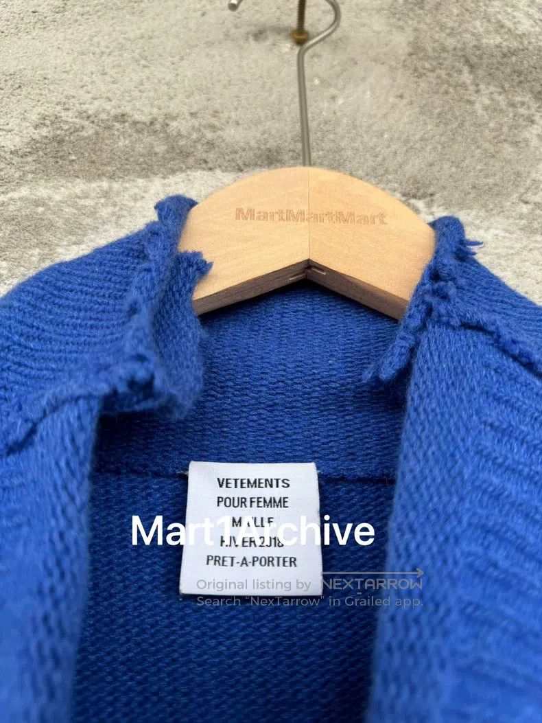 Vetements VETEMENTS Frilled distressed sweater Size US XS / EU 42 / 0 - 6 Thumbnail