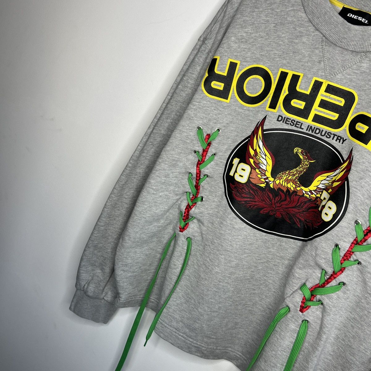Diesel × Japanese Brand Diesel Superior size M Sweatshirt Avant Garde Crewneck Grey Size US M / EU 48-50 / 2 - 3 Thumbnail