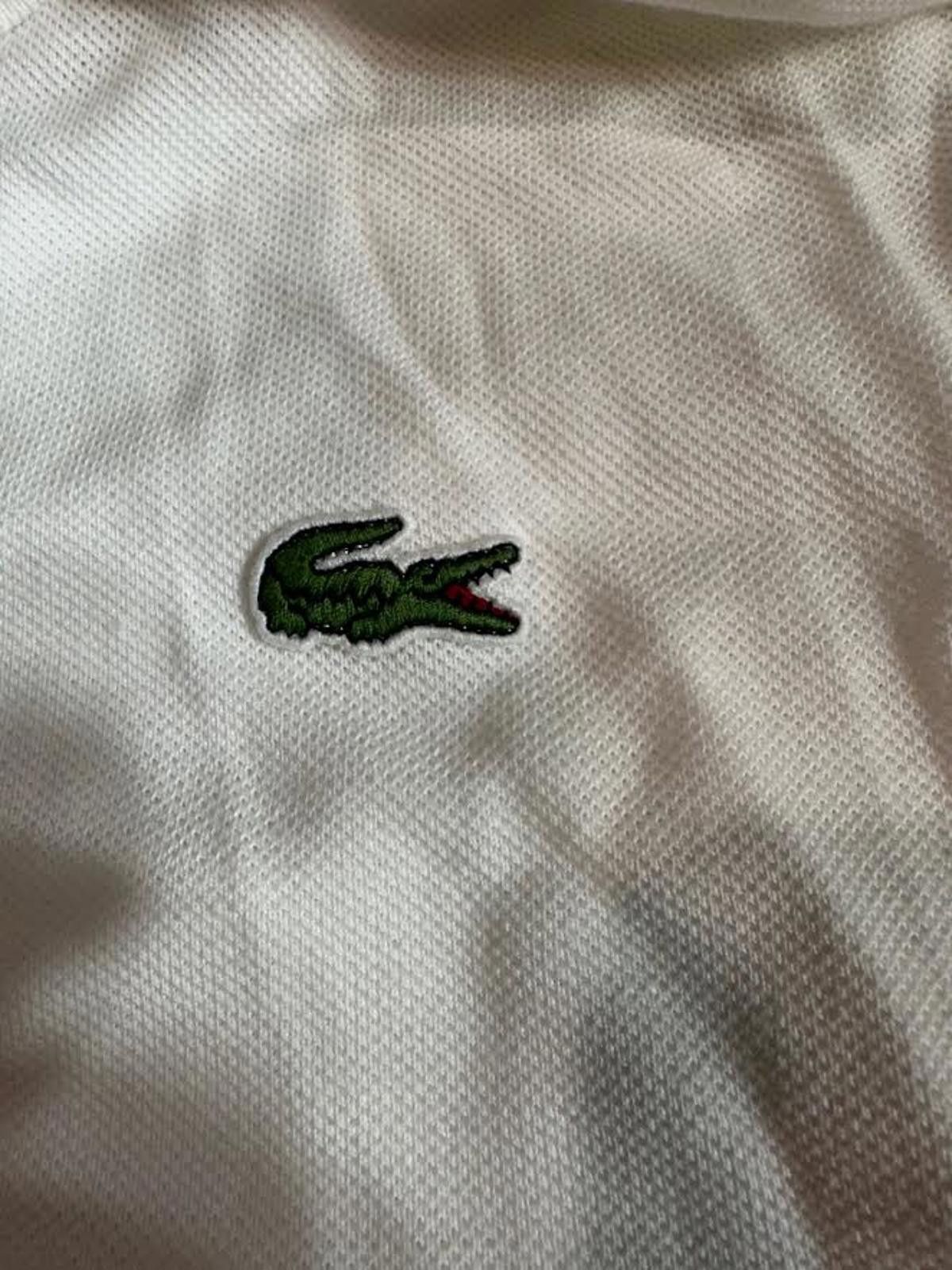 Izod Lacoste Long Sleeve Piqué Polo Ivory Size 10R XXL Size US XXL / EU 58 / 5 - 3 Thumbnail