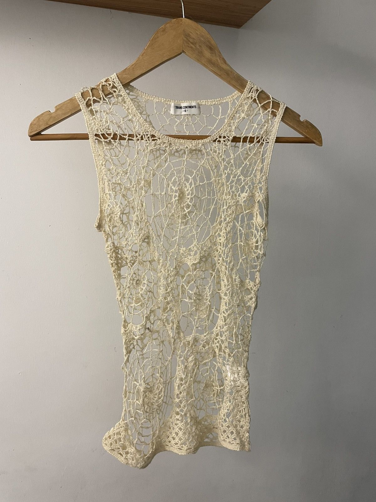 If Six Was Nine 1990 Trans Continents 0 Web Spider Knitted Sleeveless Size US S / EU 44-46 / 1 - 1 Thumbnail
