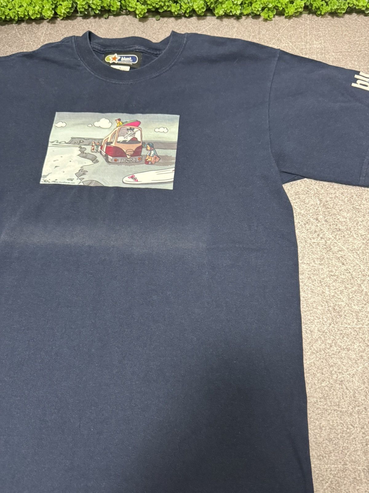 Vintage Blunt flavas skateboarding vintage 90s T-shirt Size US M / EU 48-50 / 2 - 7 Thumbnail
