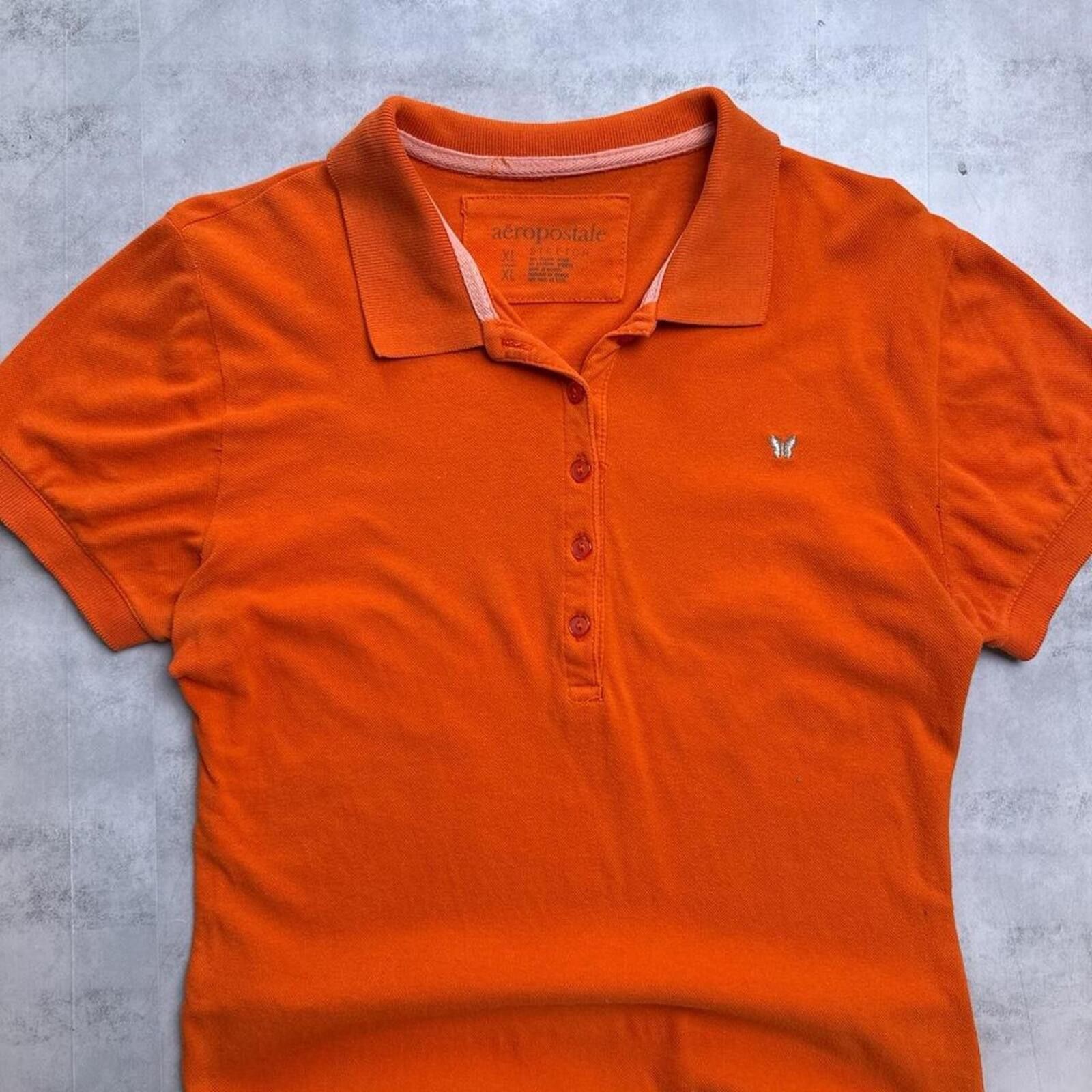 Aeropostale Y2K Aeropostale Orange 00s Polo shirt Size XL / US 12-14 / IT 48-50 - 6 Thumbnail