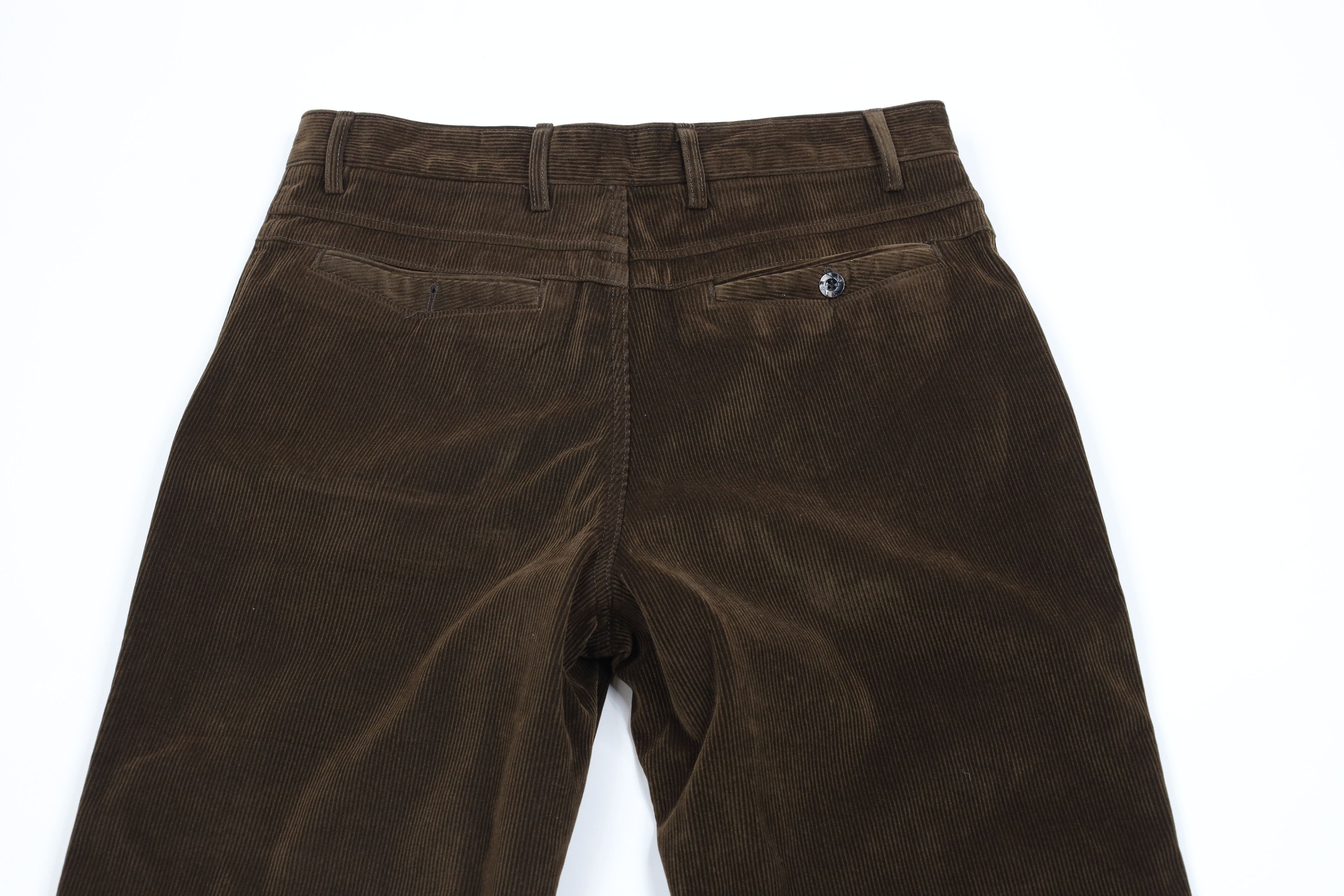 Vintage Vintage 90s Streetwear Leg Corduroy Chino Pants Brown Size US 32 / EU 48 - 8 Thumbnail