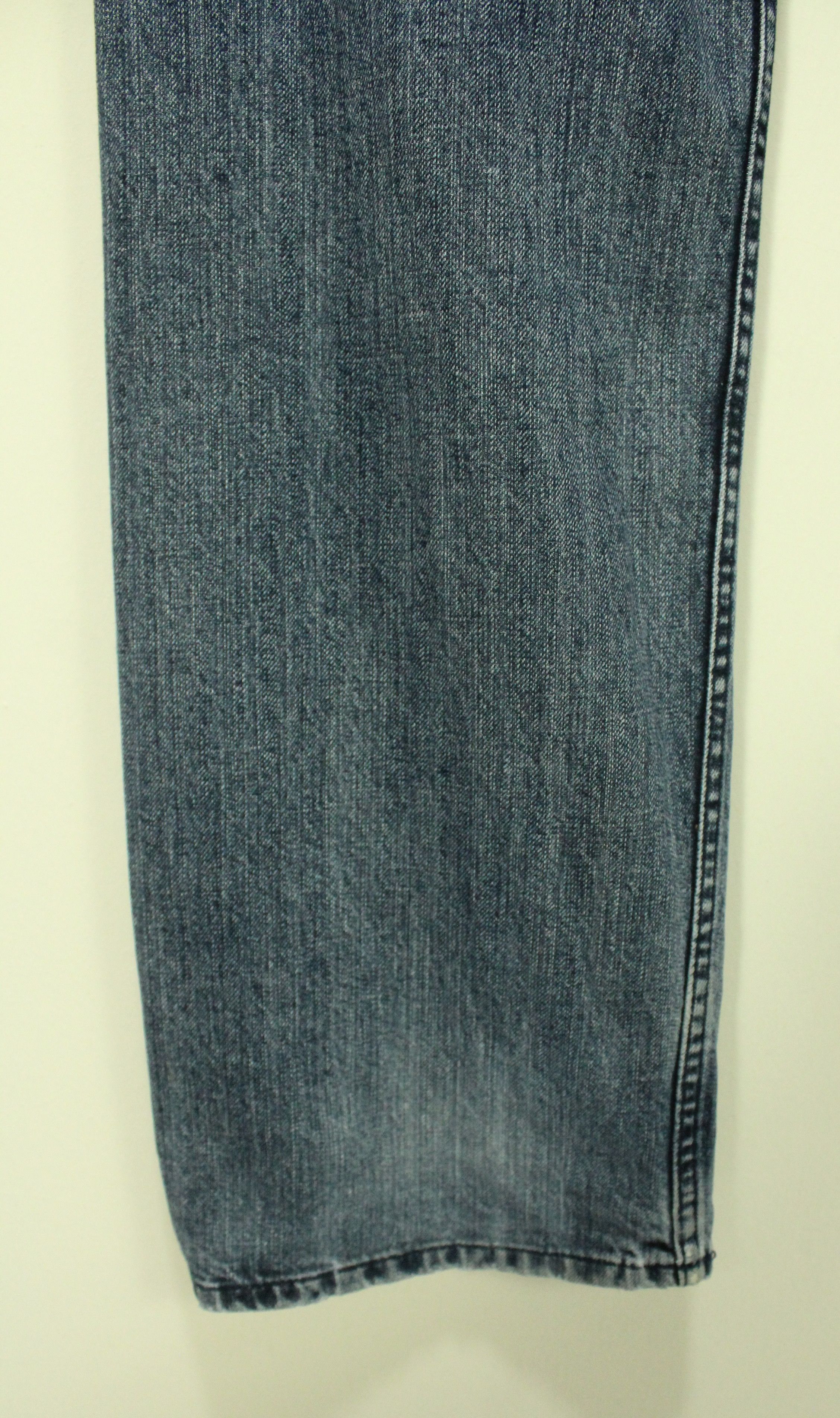 Japanese Brand Vintage Denim Embroidered Skull Logo Size US 35 - 6 Thumbnail