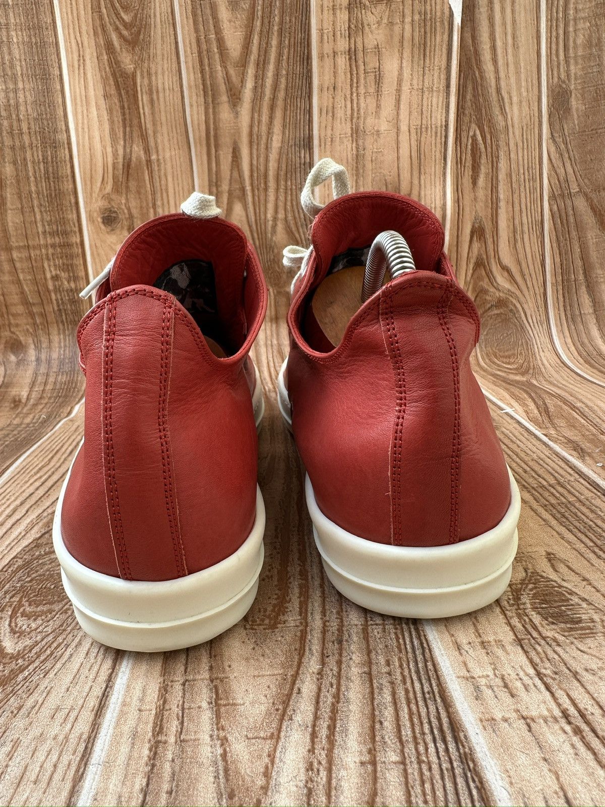 Rick Owens Rick Owens Ramone Low Cardinal Red. Size US 9 / EU 42 - 13 Thumbnail